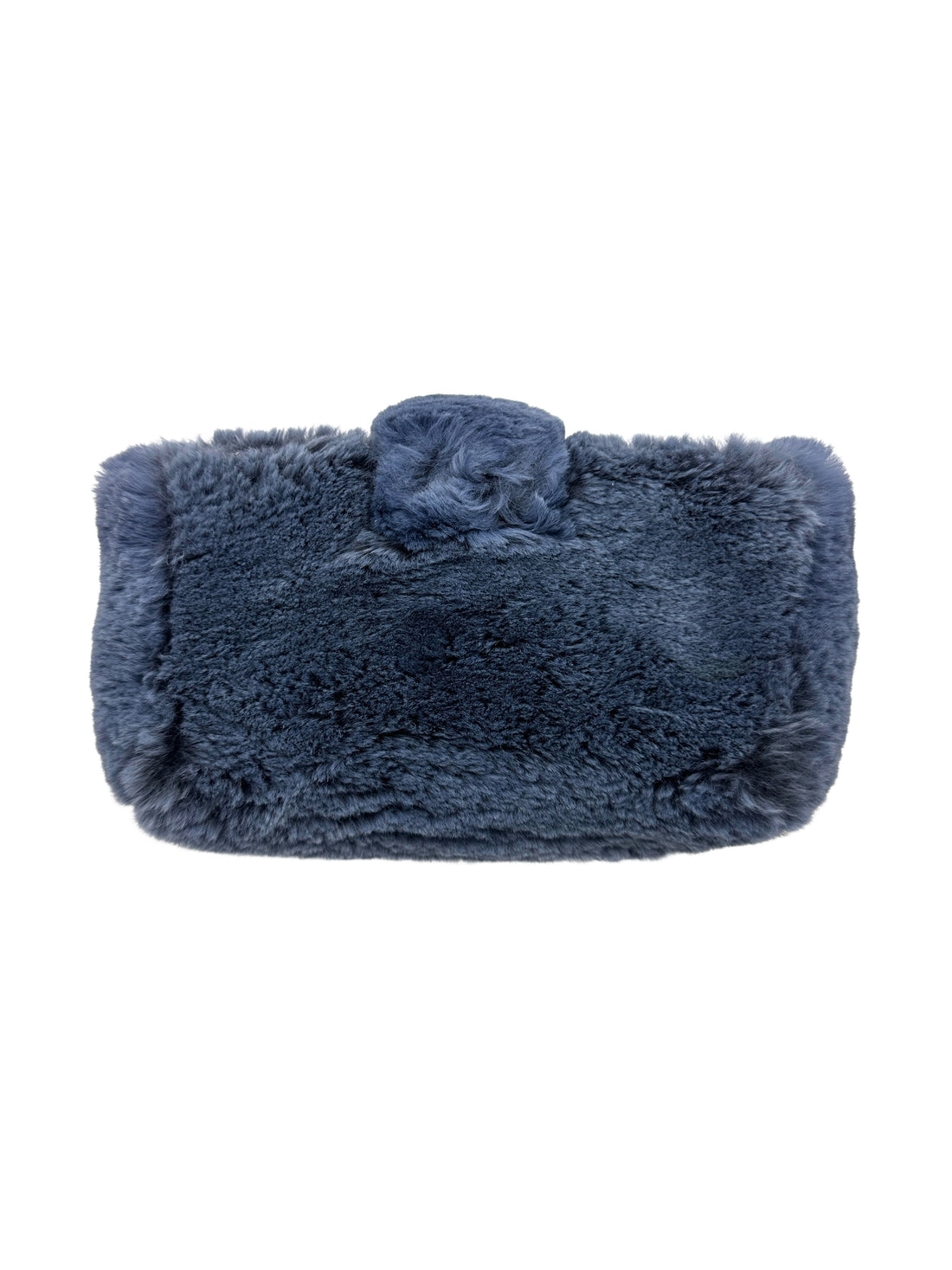 Chanel Shearling Pouch Blue Bag(22***21) CC1029