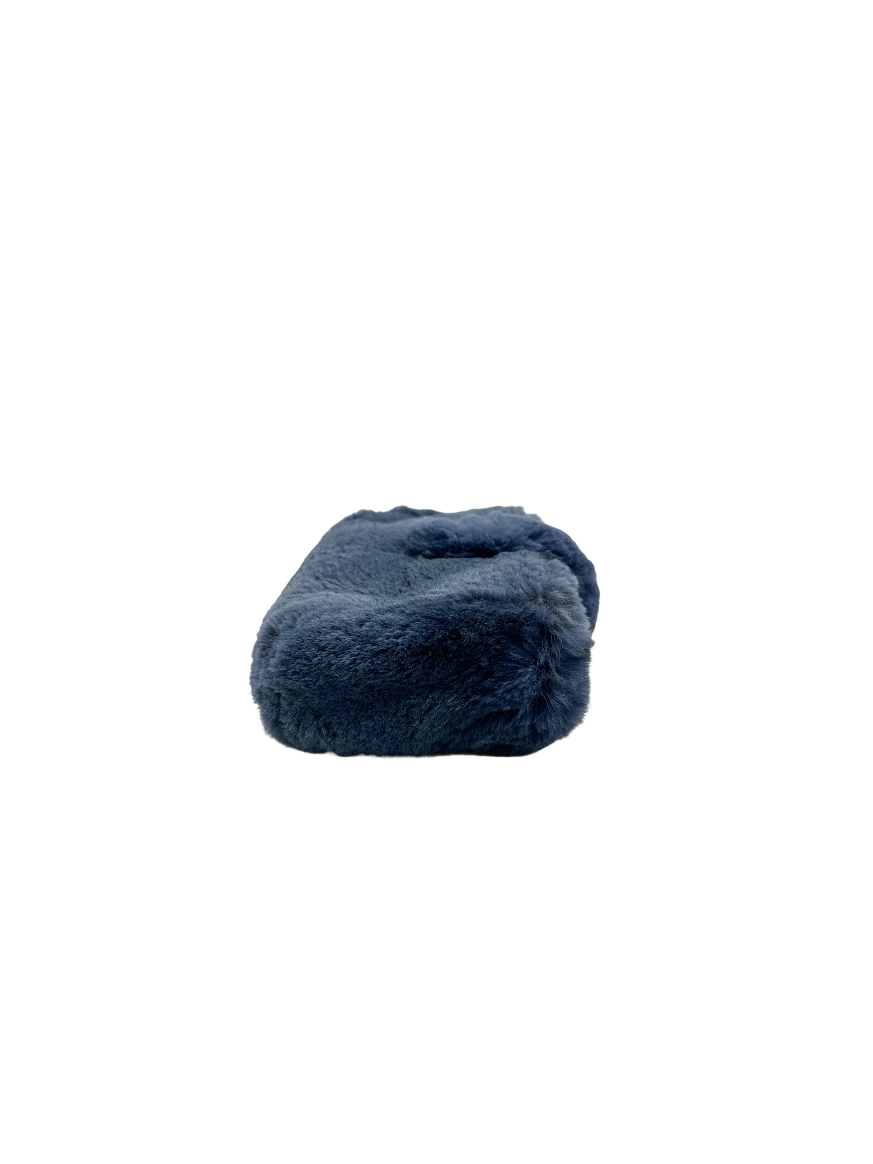 Chanel Shearling Pouch Blue Bag(22***21) CC1029