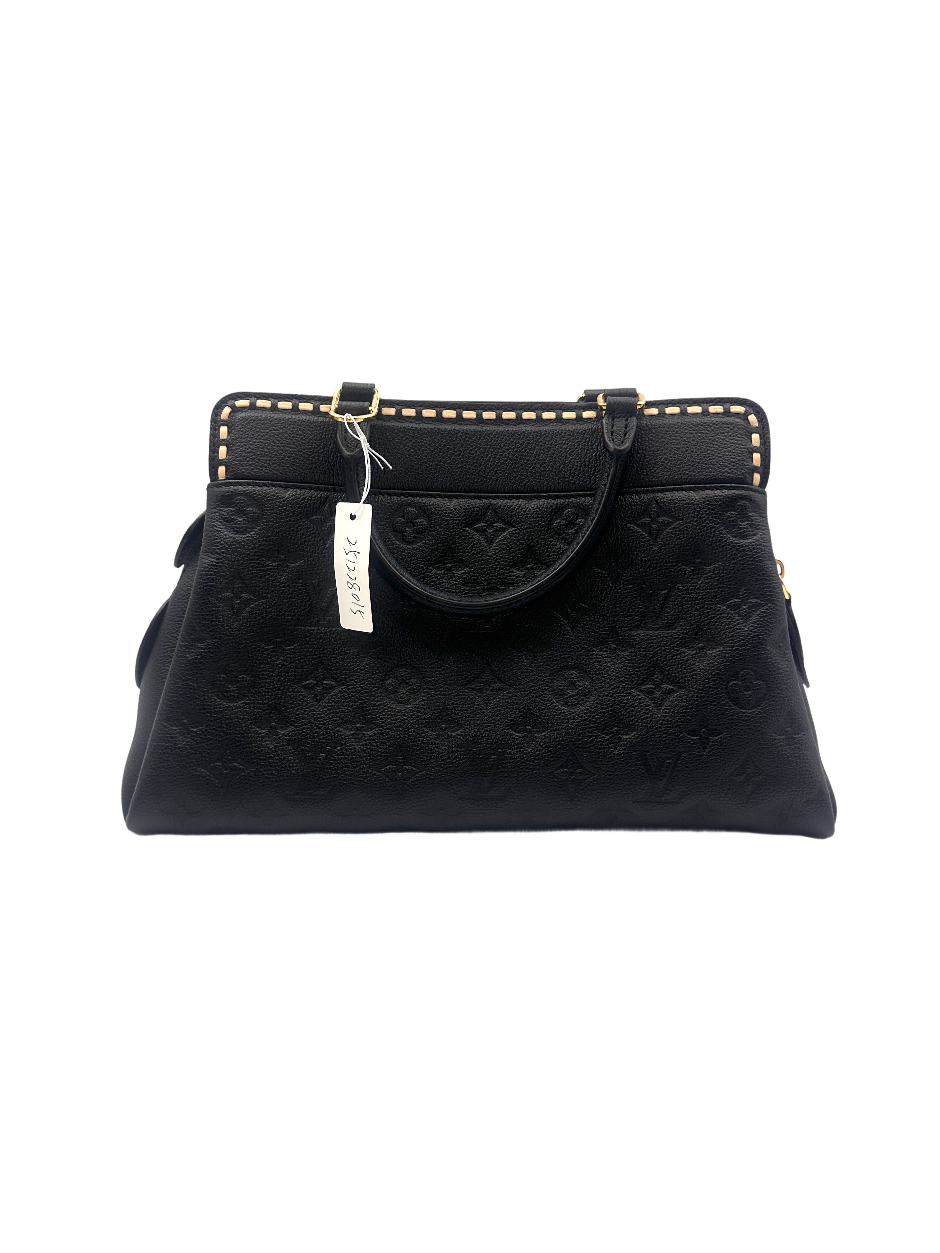 Louis Vuitton Voseges Handbag, Black LV1456