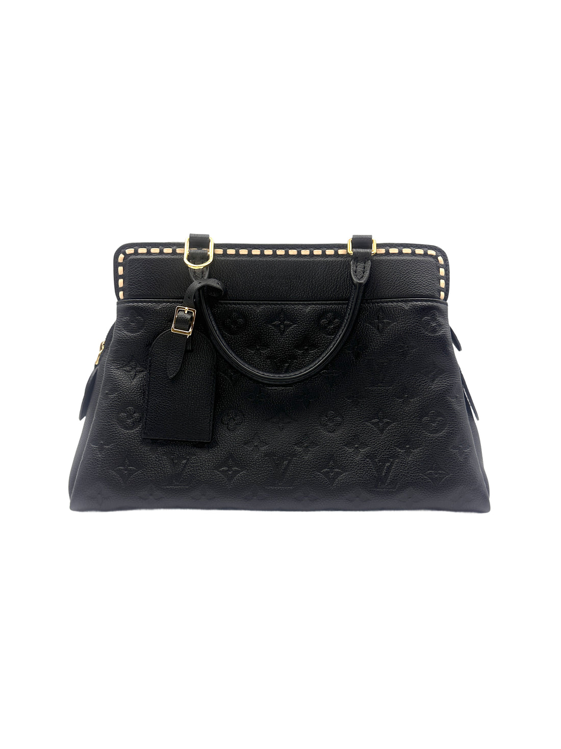 Louis Vuitton Voseges Handbag, Black LV1456