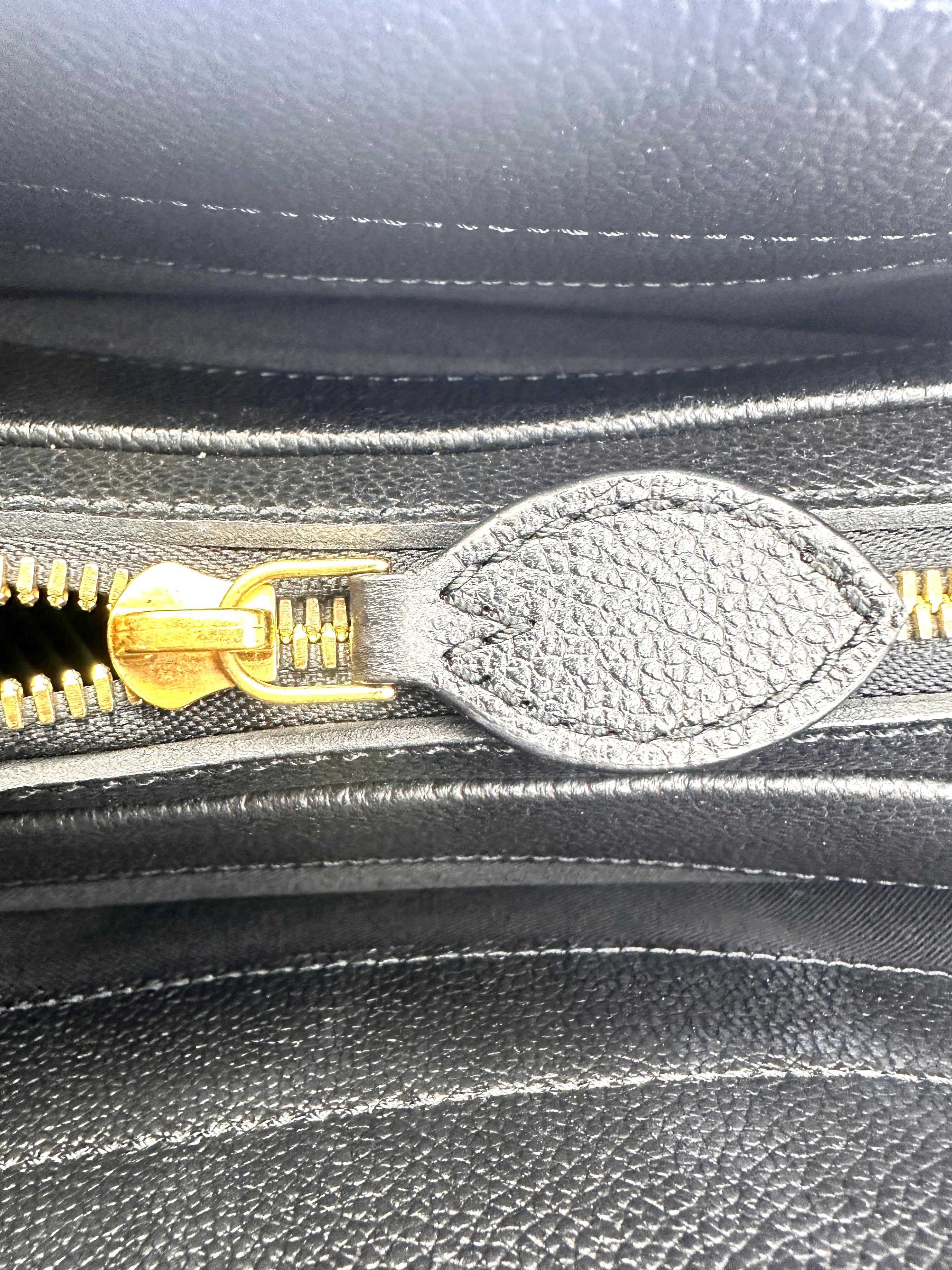 Louis Vuitton Voseges Handbag, Black LV1456