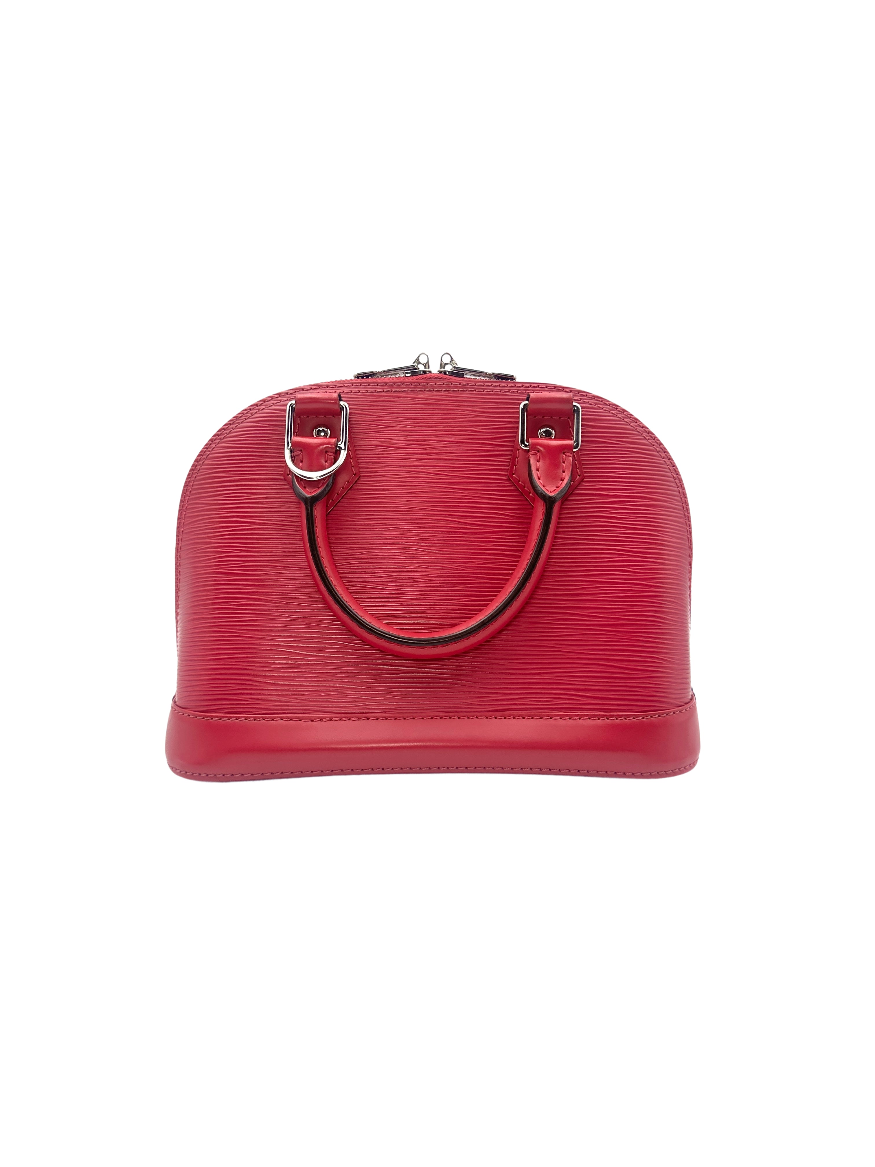 Louis Vuitton Fuchsia Epi Leather Alma BB Bag LV1455