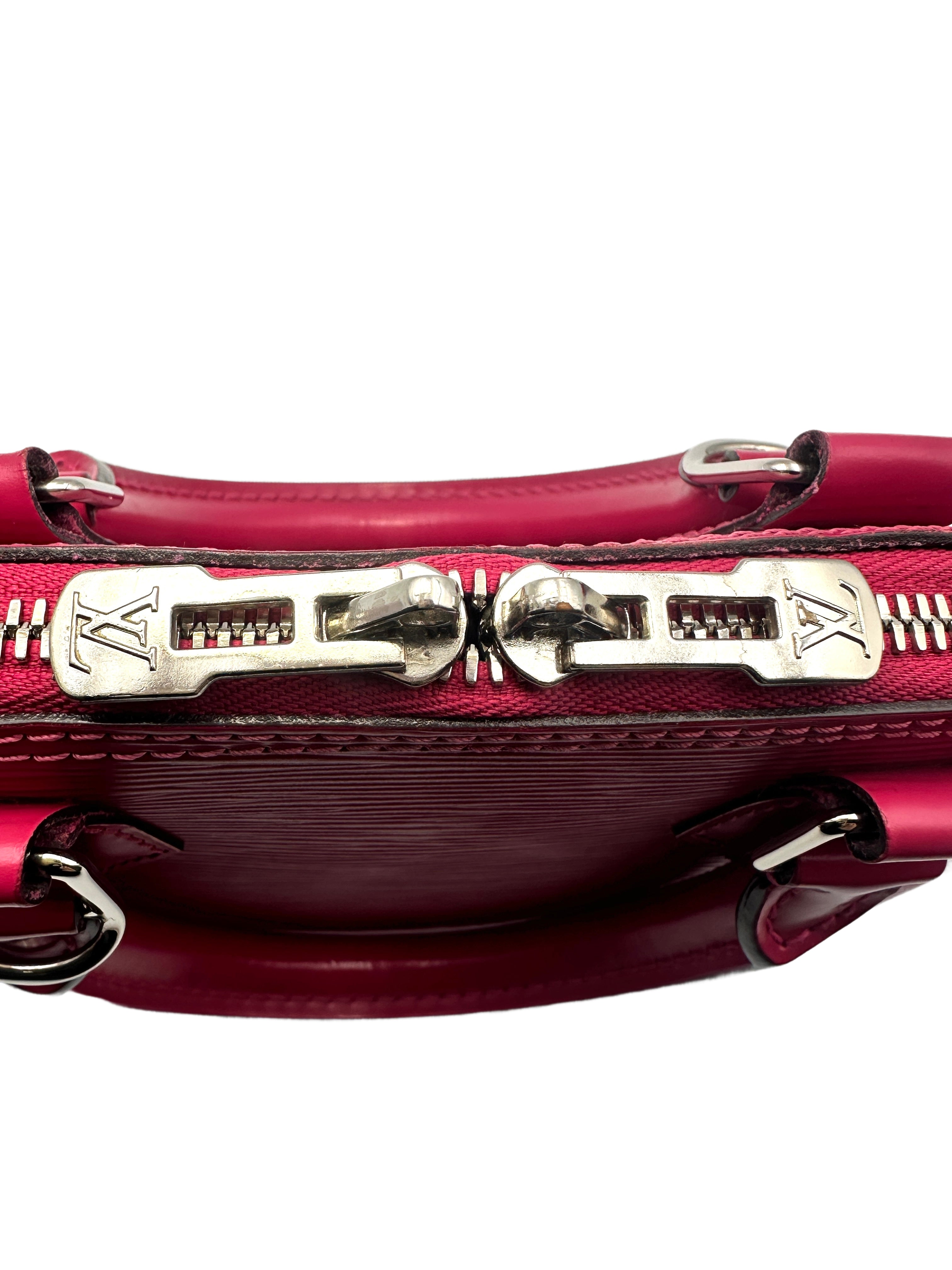 Louis Vuitton Fuchsia Epi Leather Alma BB Bag LV1455