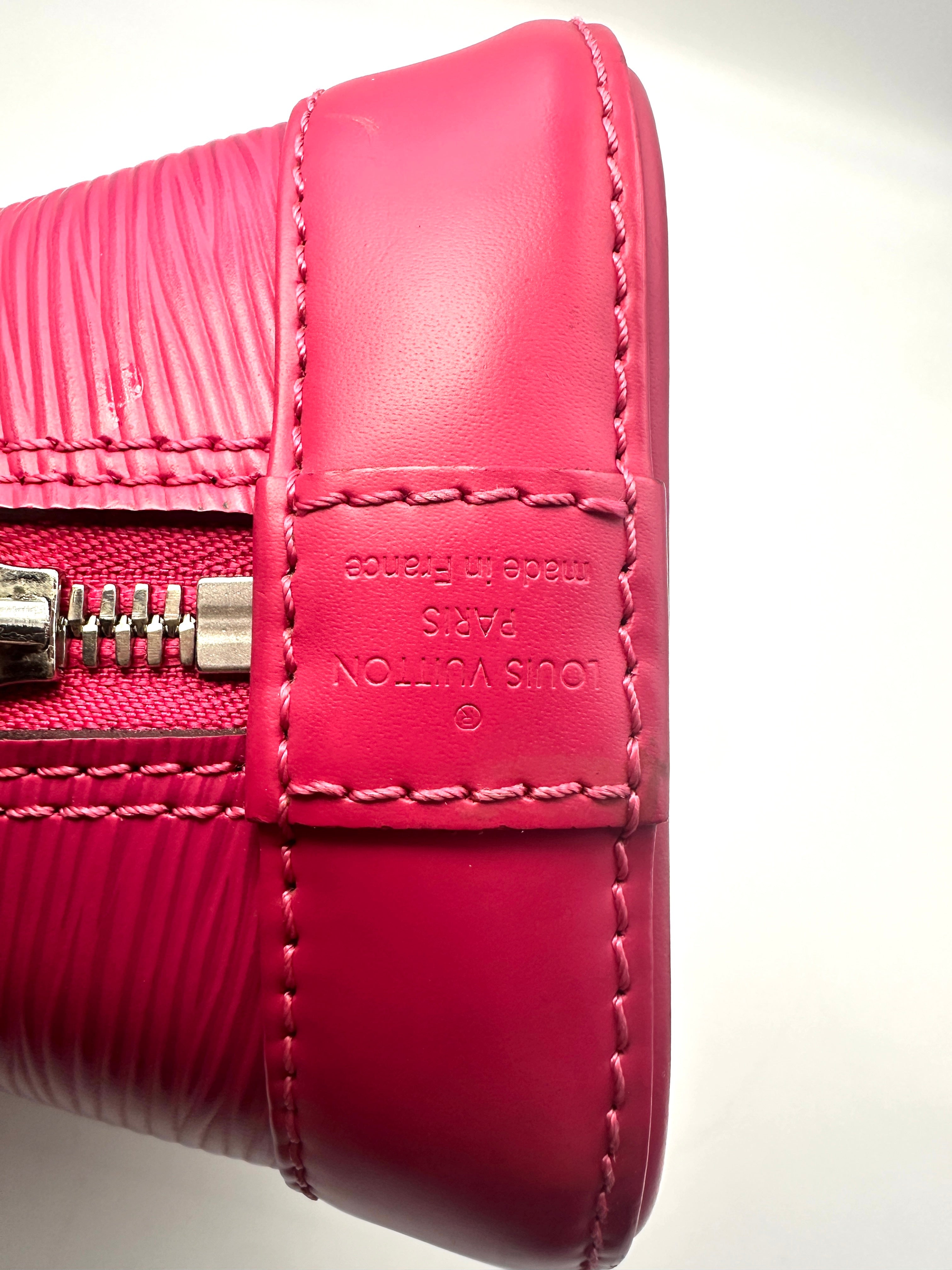 Louis Vuitton Fuchsia Epi Leather Alma BB Bag LV1455