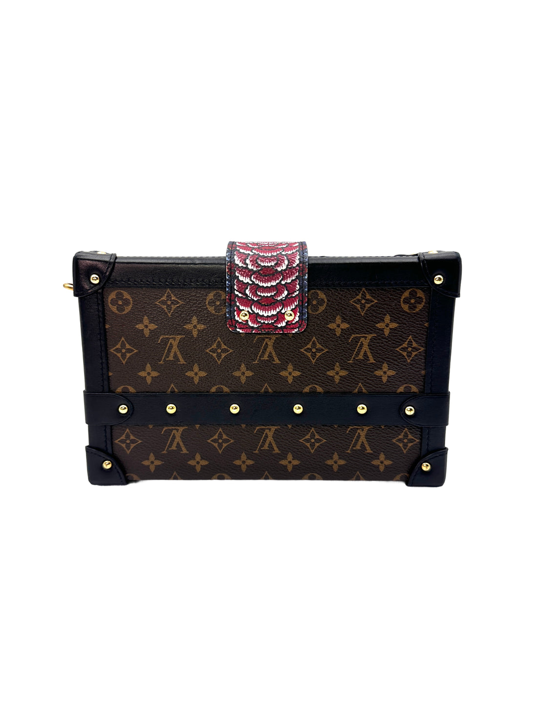 Louis Vuitton Petite Malle Handbag Limited Edition Kabuki Monogram Canvas LV1537