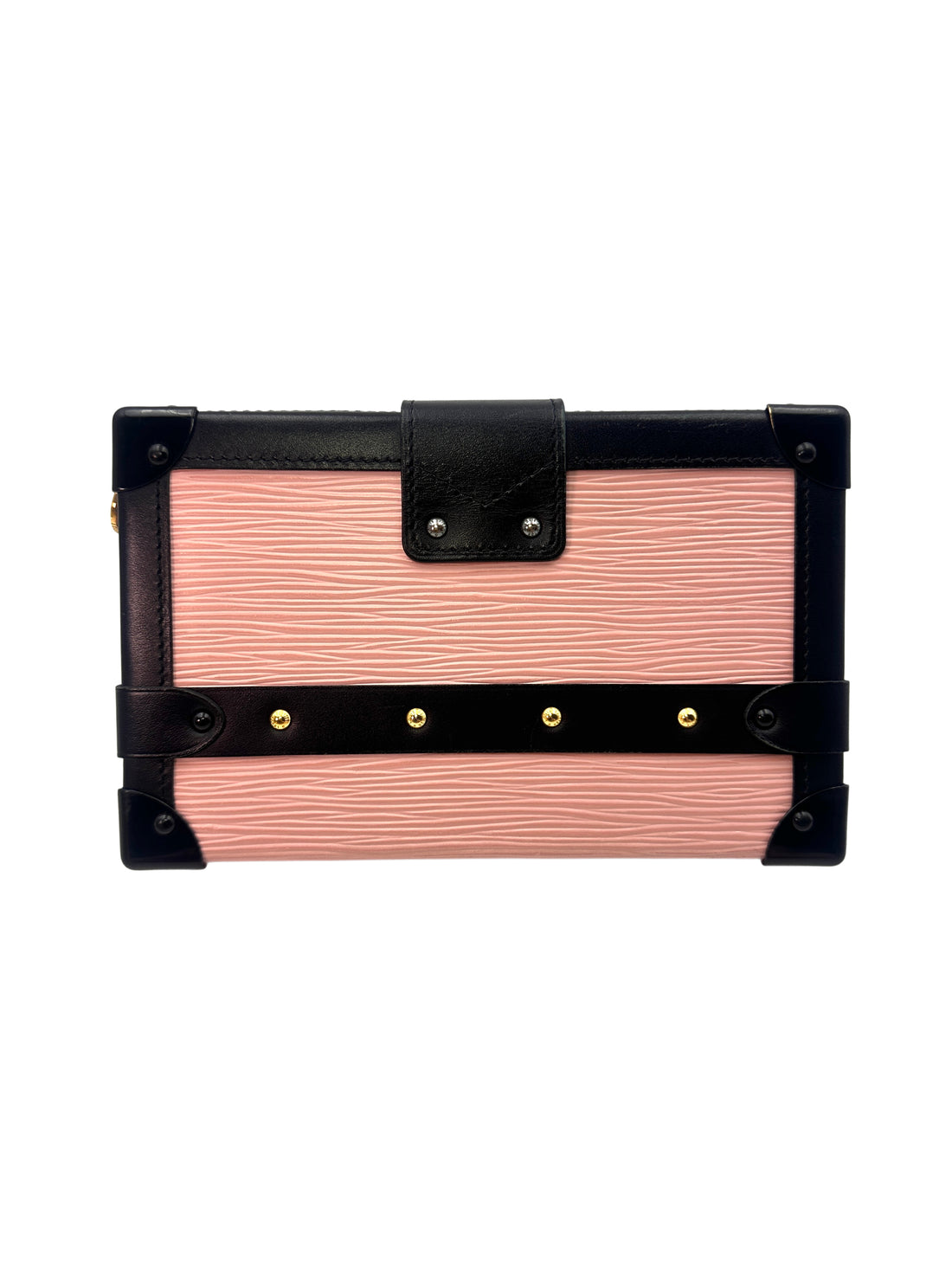 Louis Vuitton Epi Petite Malle Crossbody Bag Pink LV1544