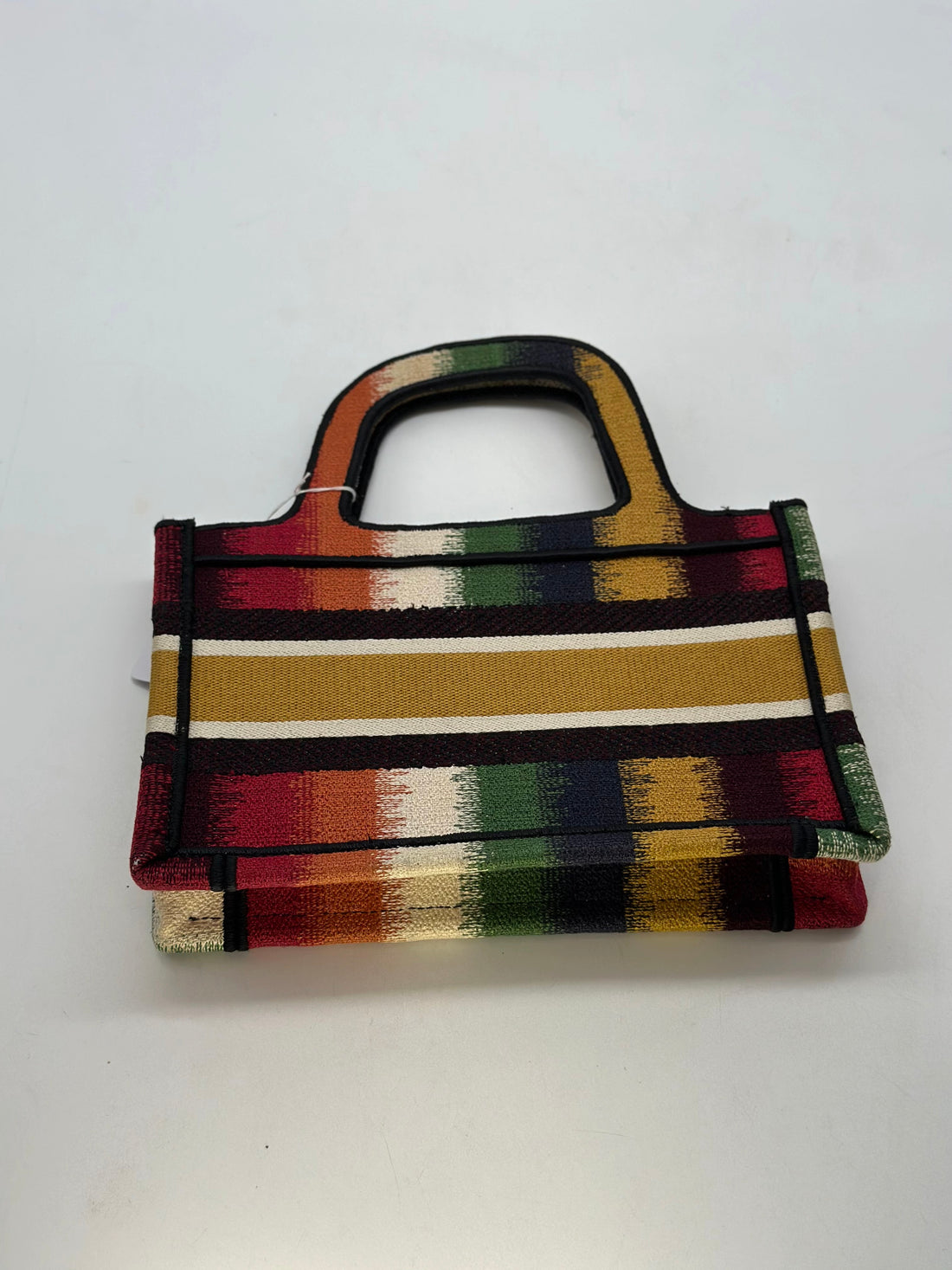 Chrsitian DIor Booktote Mini D Strip Multicolor Yellow (50-MA-0211) dr196