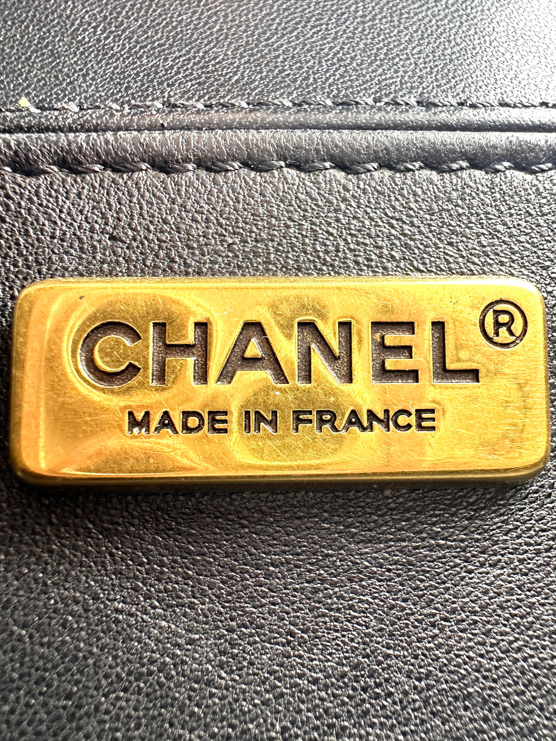 Chanel  Boy Black Fur Bag (21***33) G015