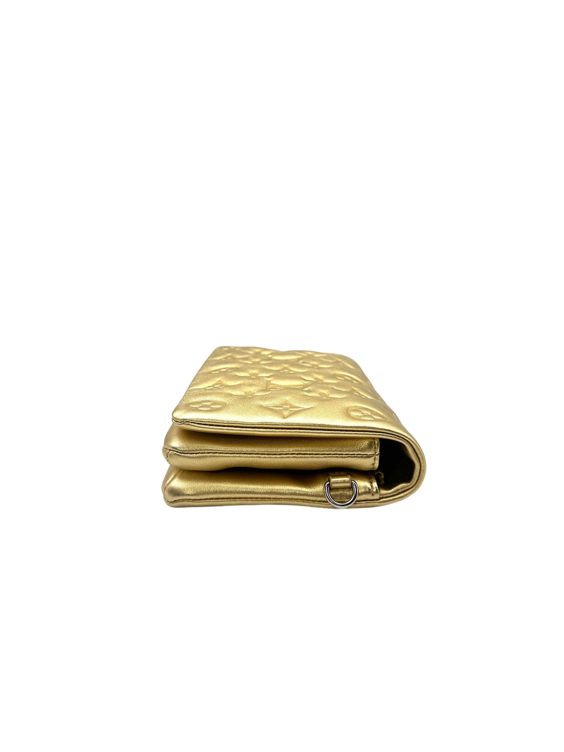 Louis Vuitton Pochette Coussin Crossbody Bag Shoulder Purse Gold G014