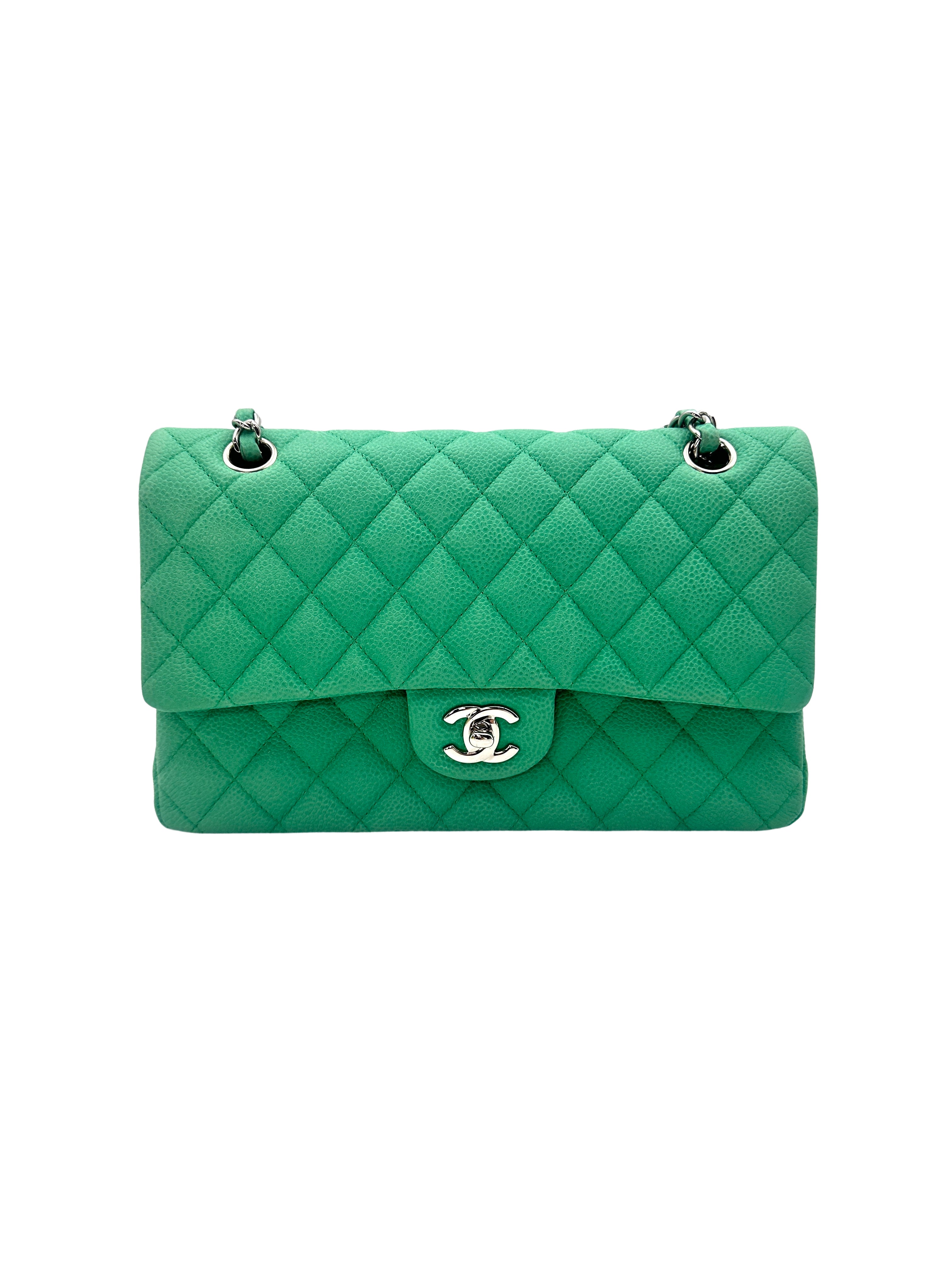 Chanel  Classic Flap Bag Green(18***07) G003