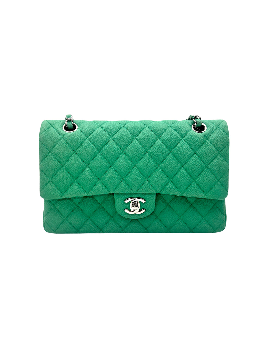 Chanel  Classic Flap Bag Green(18***07) G003