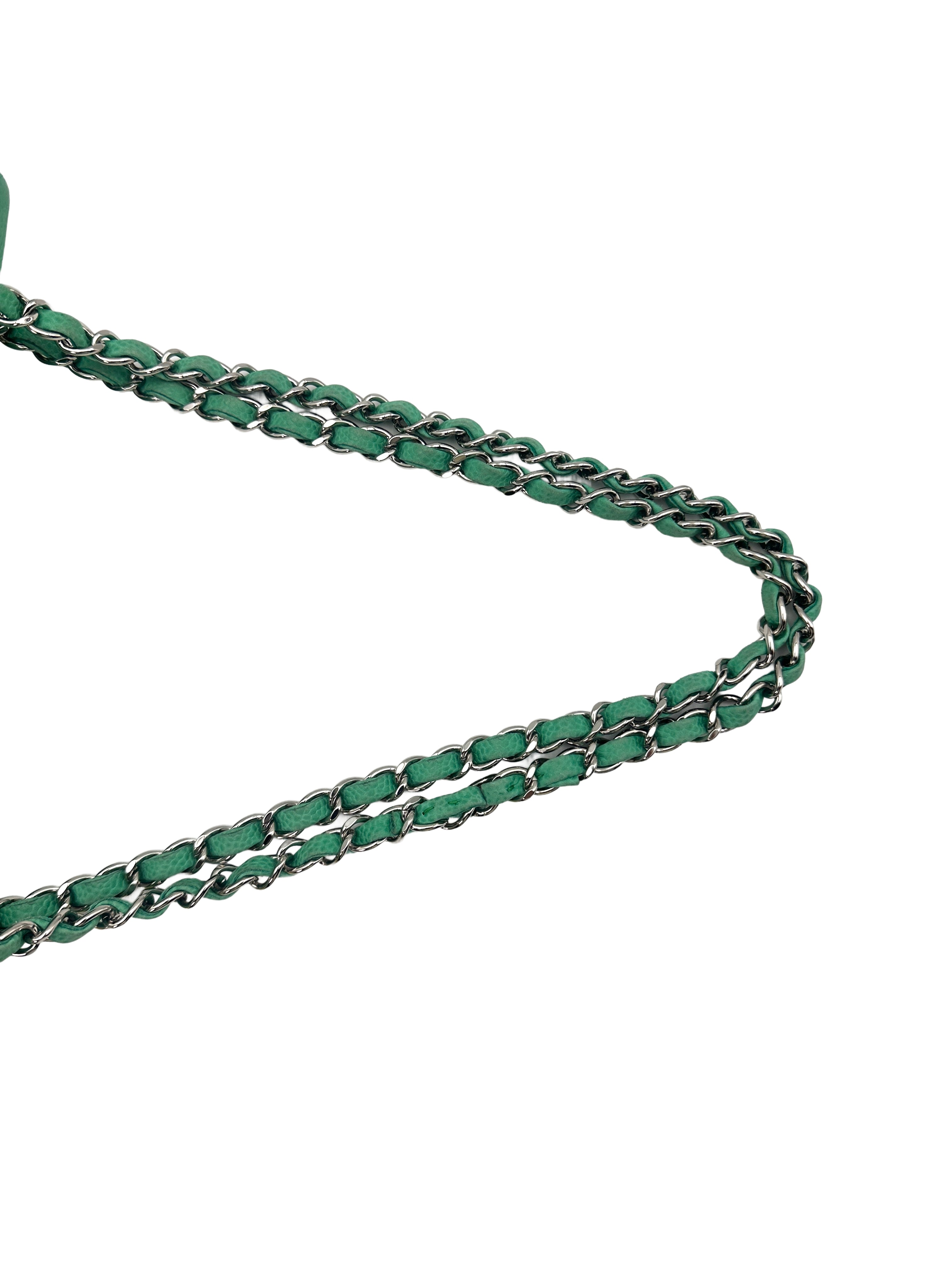 Chanel  Classic Flap Bag Green(18***07) G003