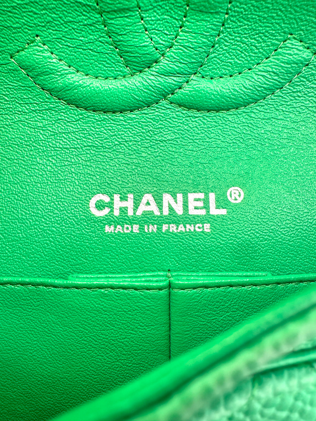 Chanel  Classic Flap Bag Green(18***07) G003