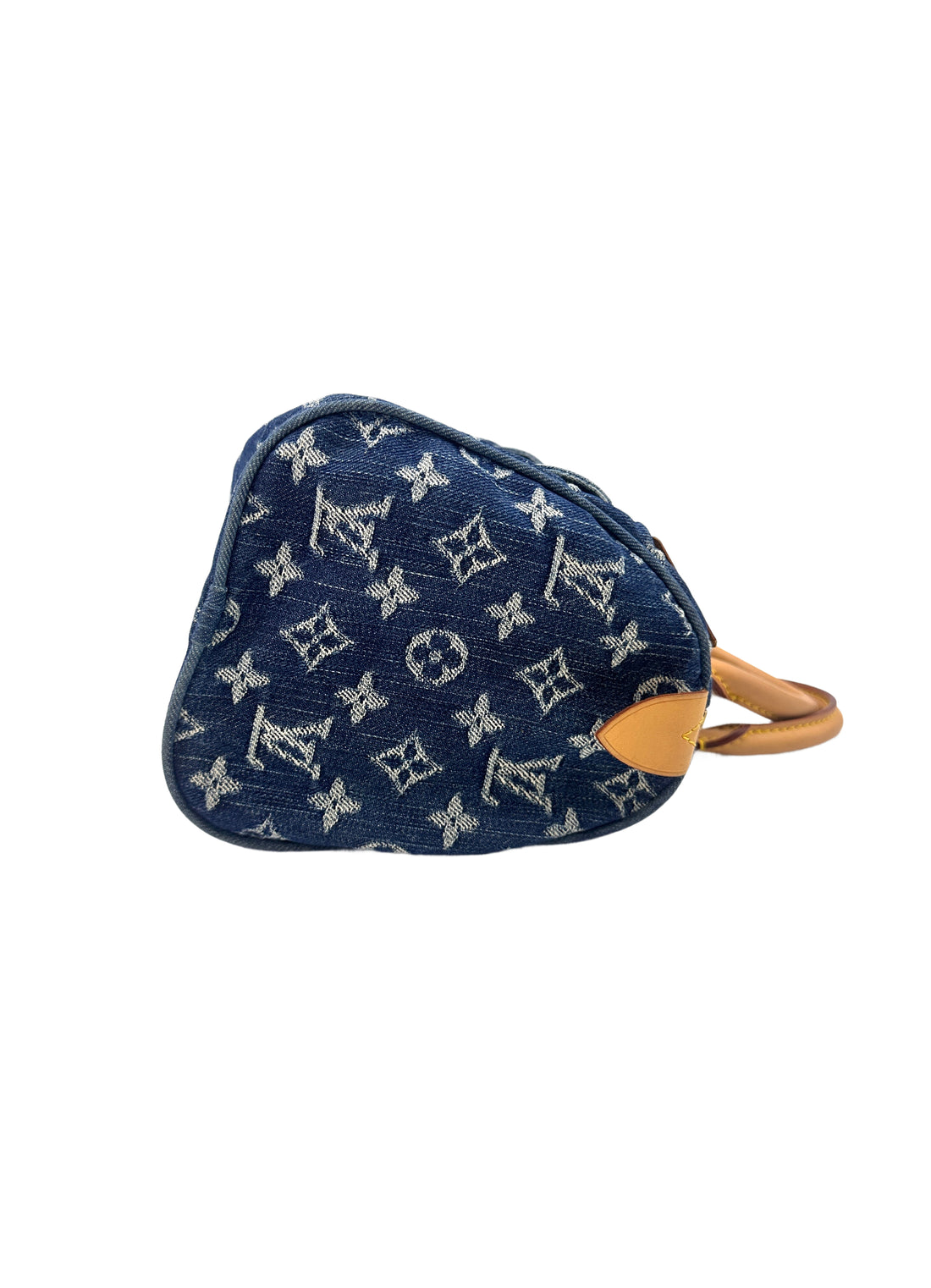 Louis Vuitton  Neo Speedy Blue Monogram Denim Handbag G005