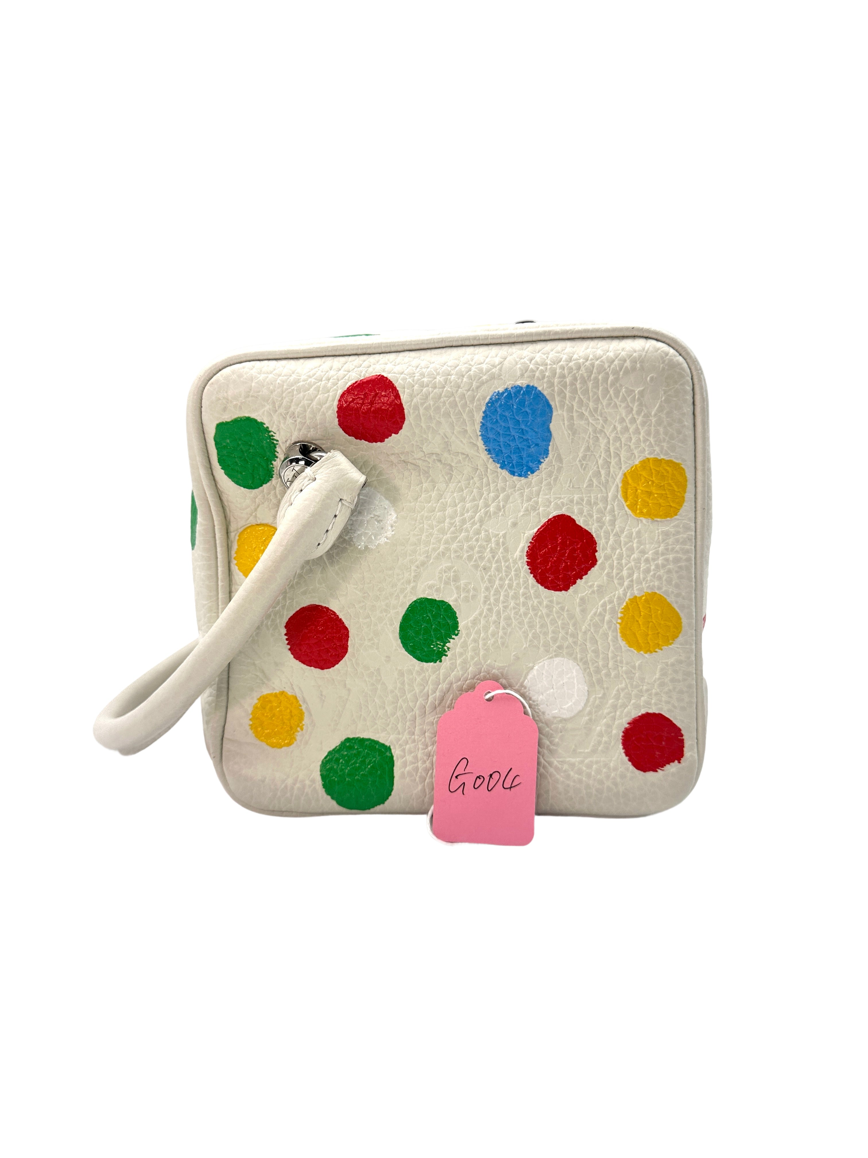 Louis Vuitton ✖ Yayoi Kusama Monogram Empreinte Taurillon Square Bag G004