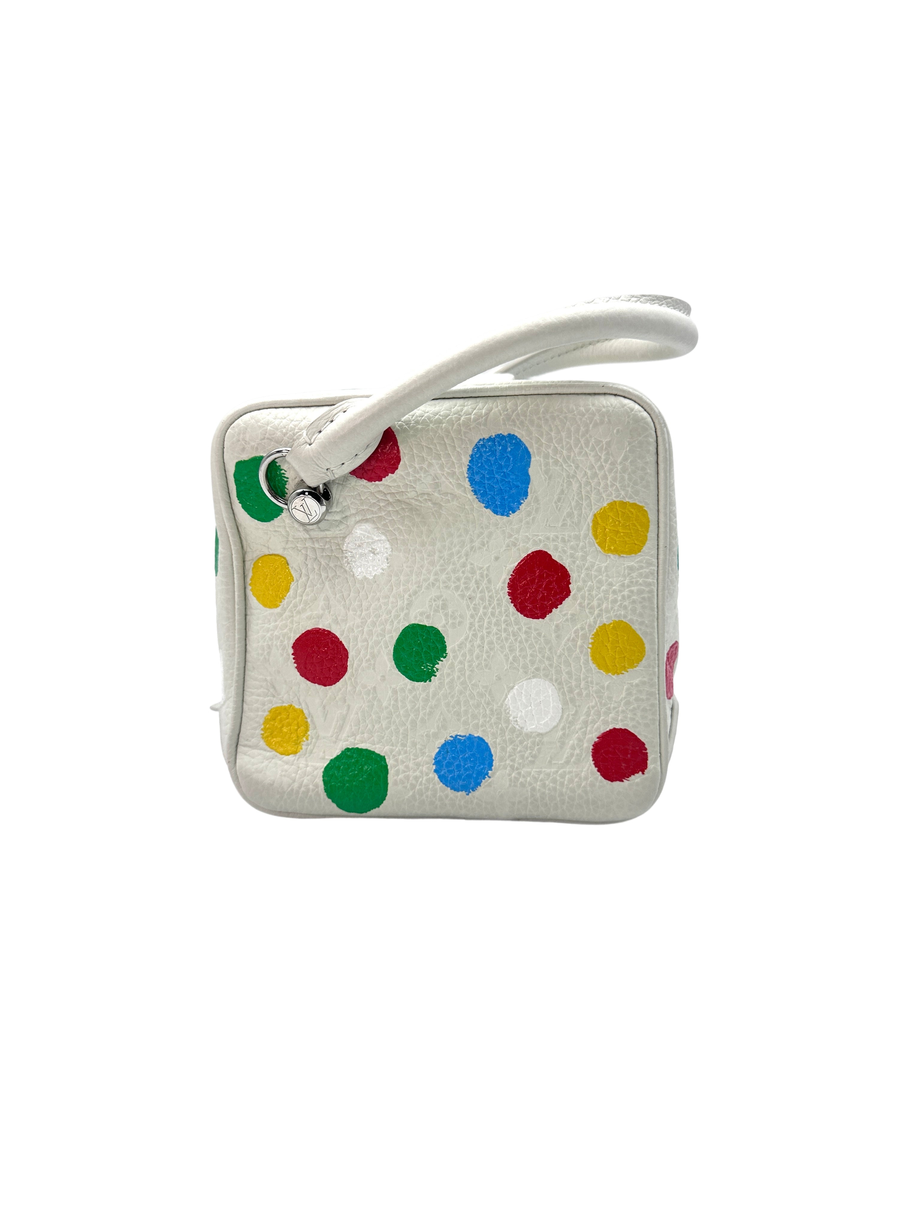 Louis Vuitton ✖ Yayoi Kusama Monogram Empreinte Taurillon Square Bag G004