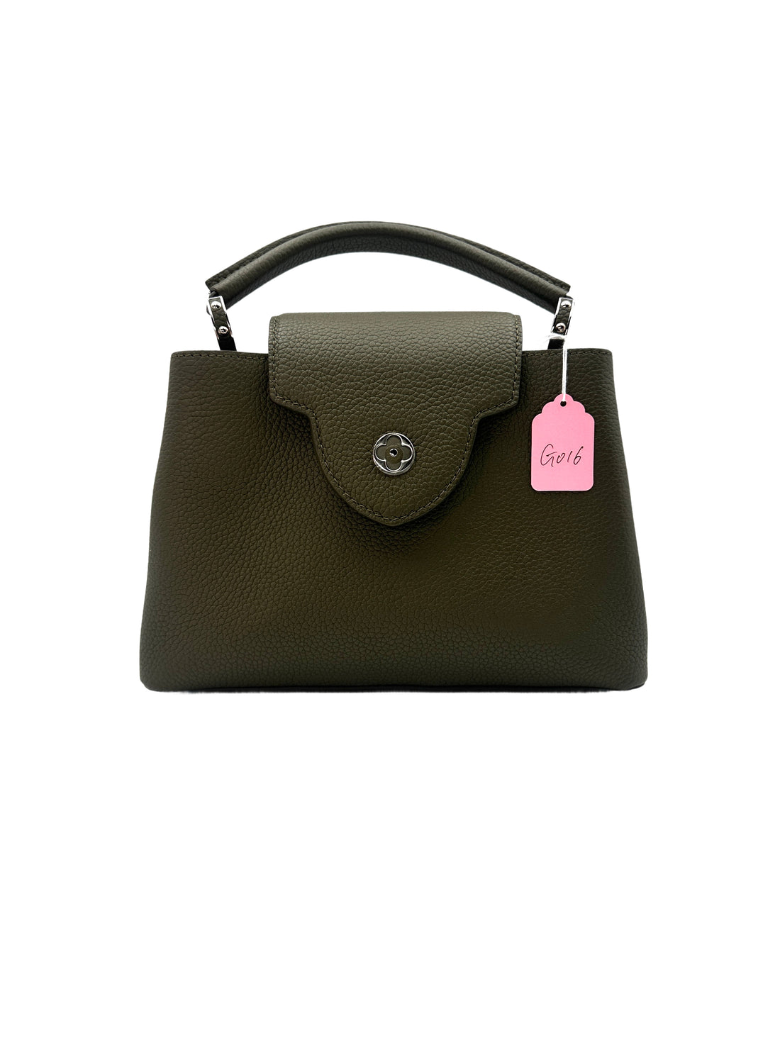 Louis Vuitton  Capucines Taurillon Olive Green MM Bag G016