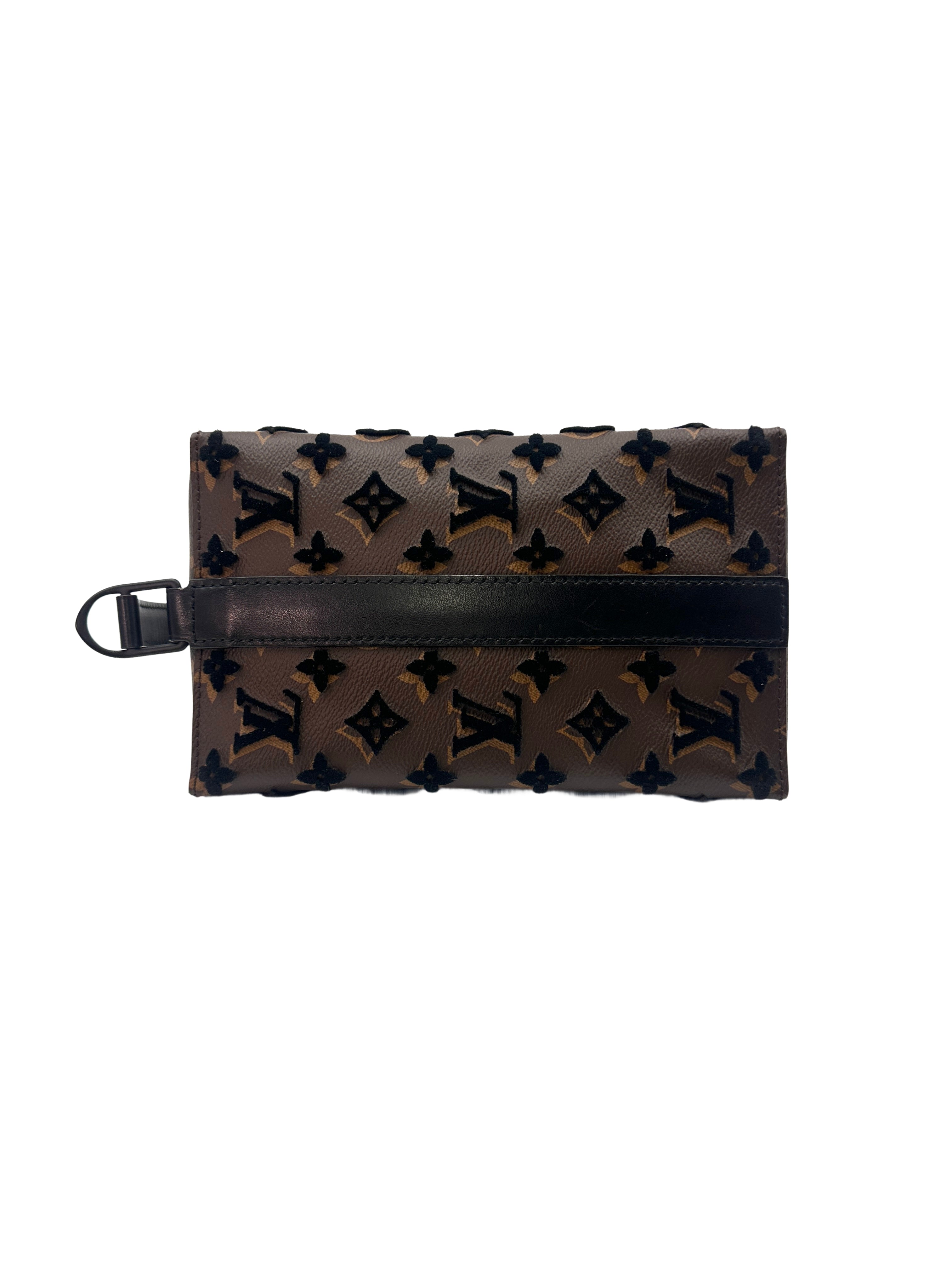 Louis Vuitton Monogram Tuffeage Triangle Messenger  Bag G024