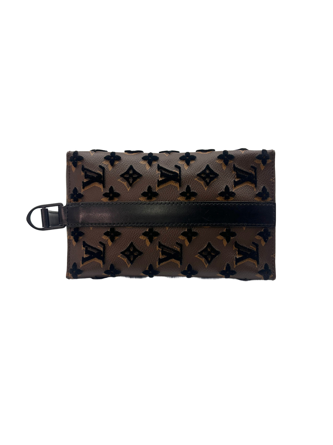 Louis Vuitton Monogram Tuffeage Triangle Messenger  Bag G024
