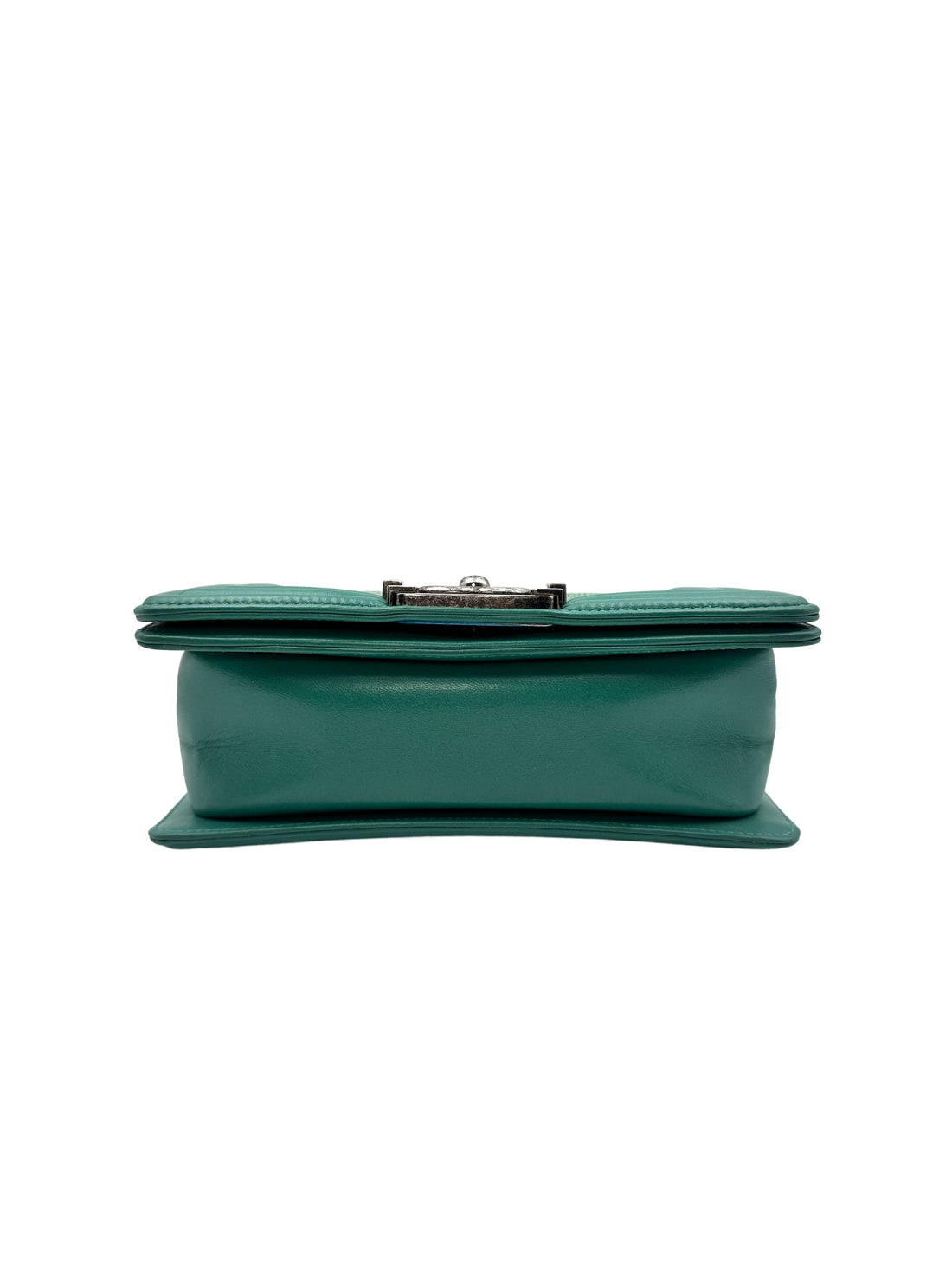 Chanel Green Stingray &Lambskin   Small Boy Flap Bag (20***85) G020