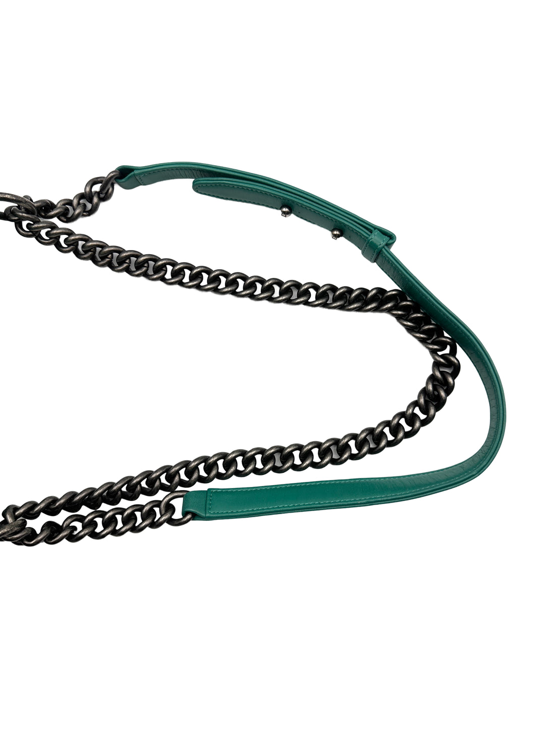 Chanel Green Stingray &Lambskin   Small Boy Flap Bag (20***85) G020