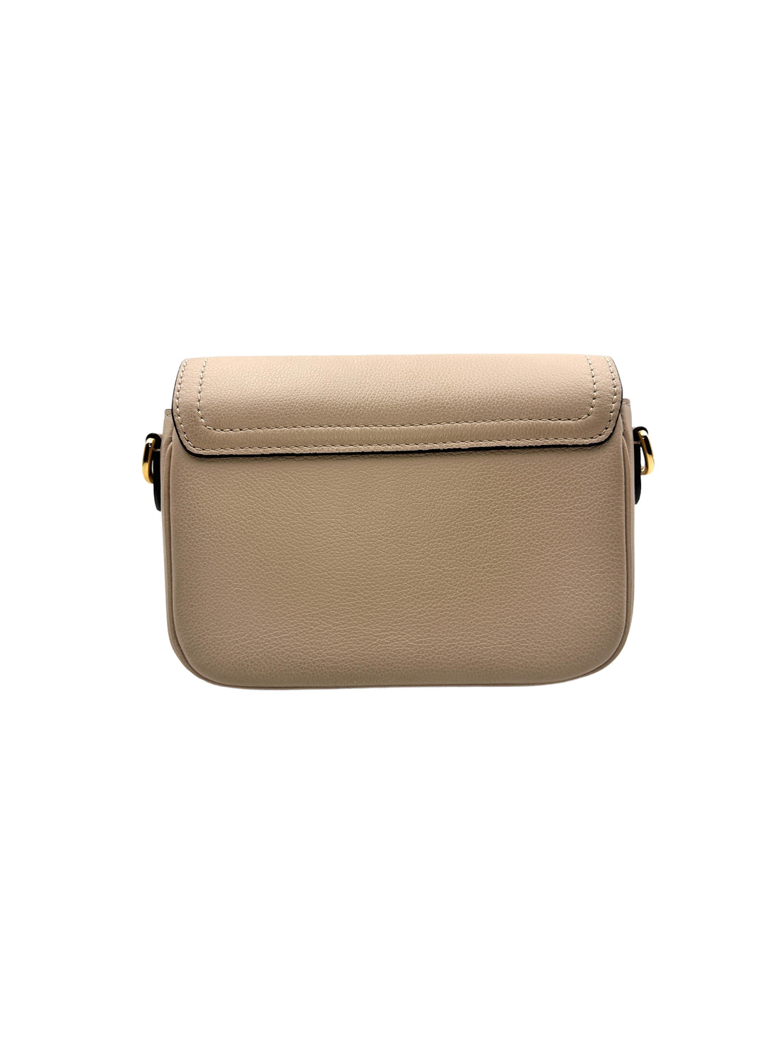 Louis Vuitton Lockme Tender Grained Calf Leather Greige Chain Shoulder Handbag LV1554