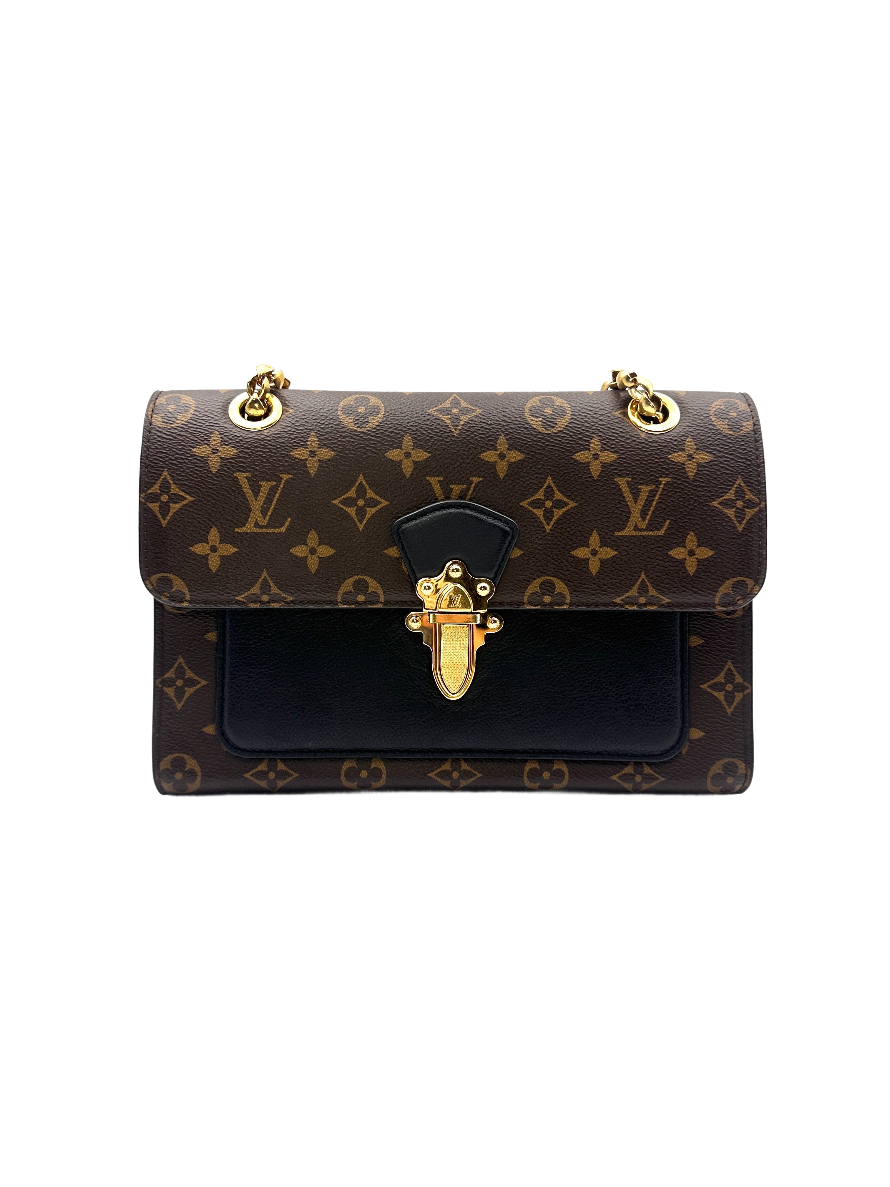 Louis Vuitton Victoire Monogram Shoulder Chain Bag LV1555