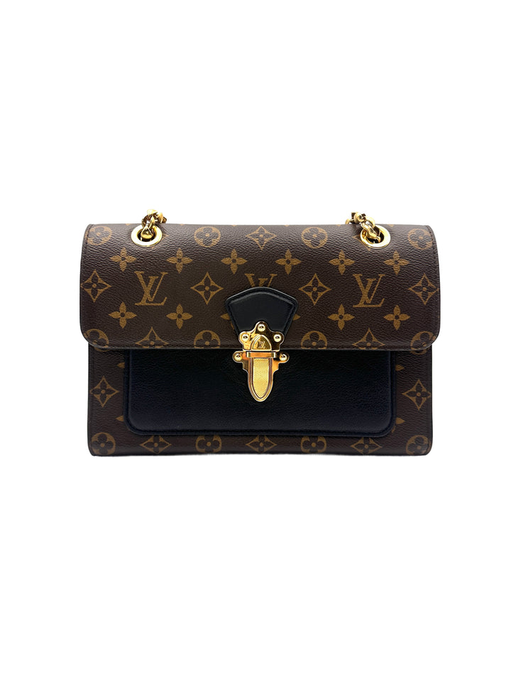 Louis Vuitton Victoire Monogram Shoulder Chain Bag LV1555