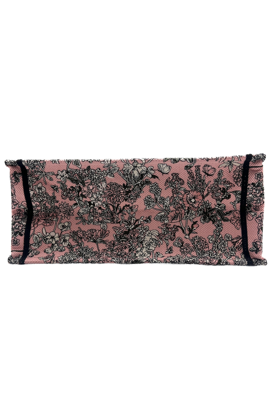 Christian Dior Pink Multicolor Milefiori Embroidery Medium Book Tote (with chip) DRD