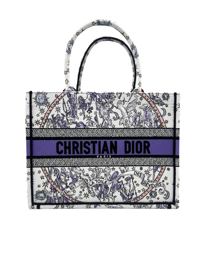 Christian Dior Zodiac Embroidered Medium Book Tote DRA