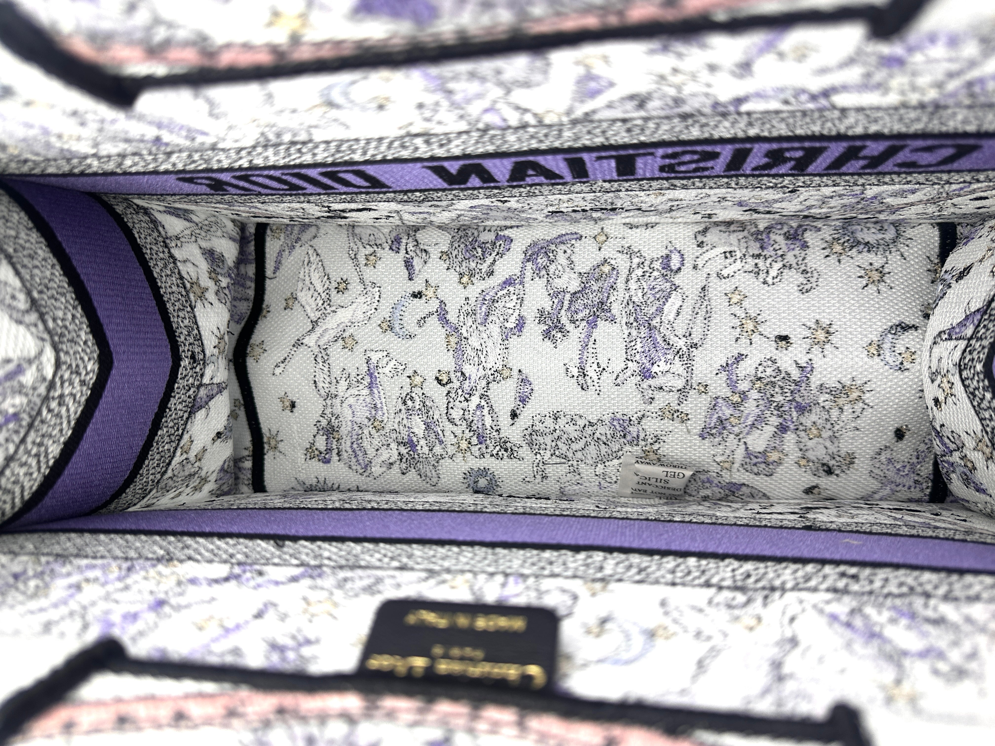 Christian Dior Zodiac Embroidered Medium Book Tote DRA