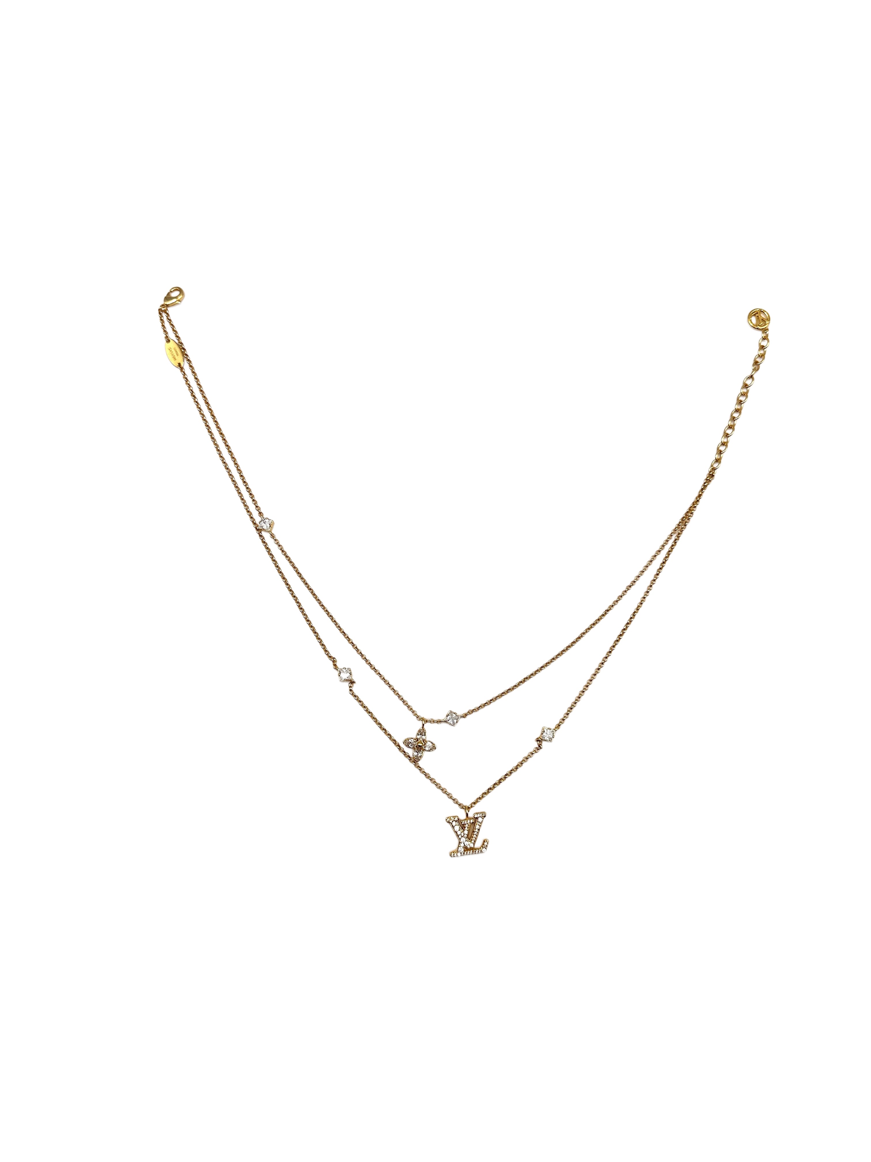 Louis Vuitton Lady LV Necklace M01845 LVN02