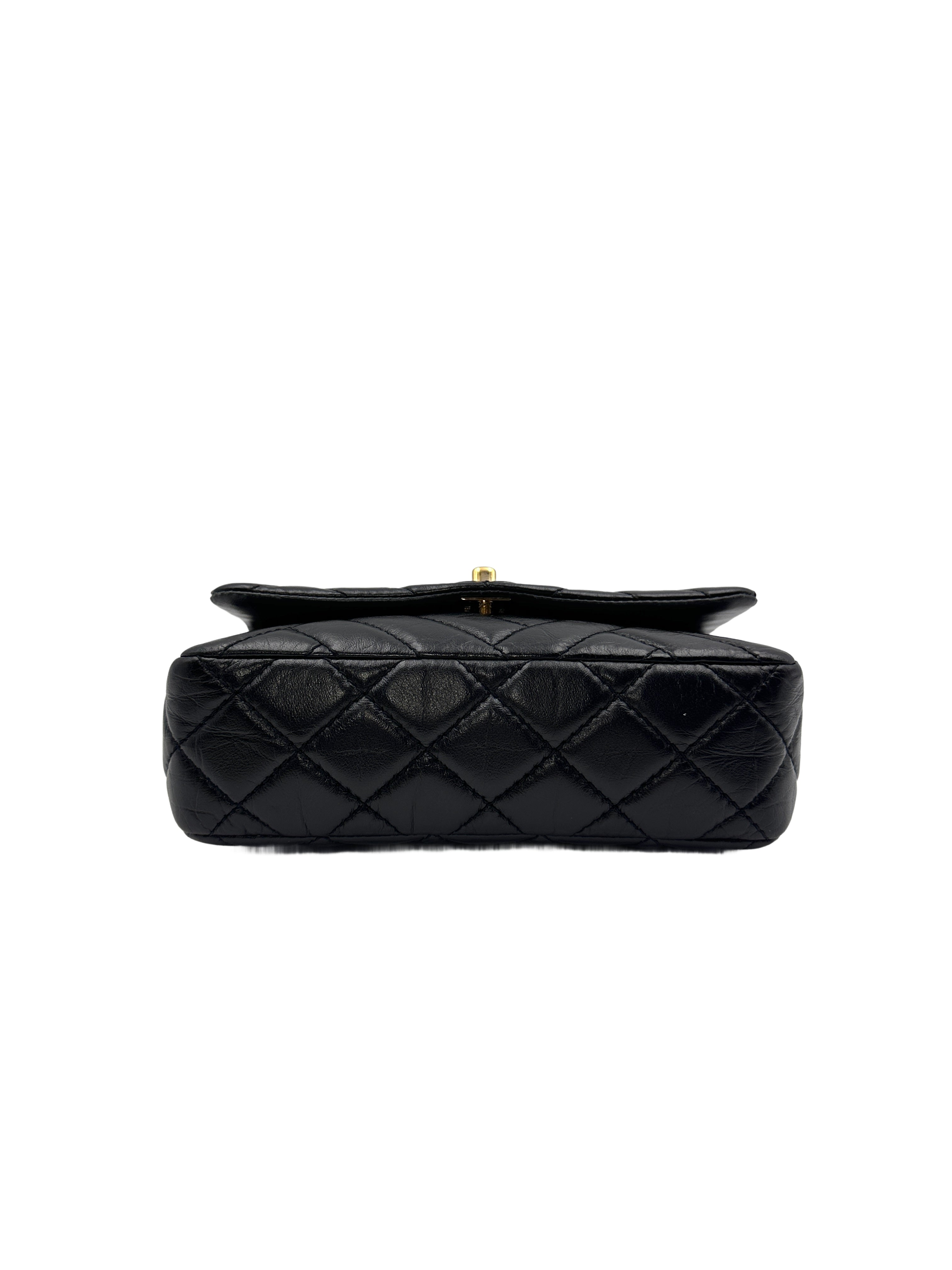 Chanel Black Lambskin Flap Bag (28***40) CC1084