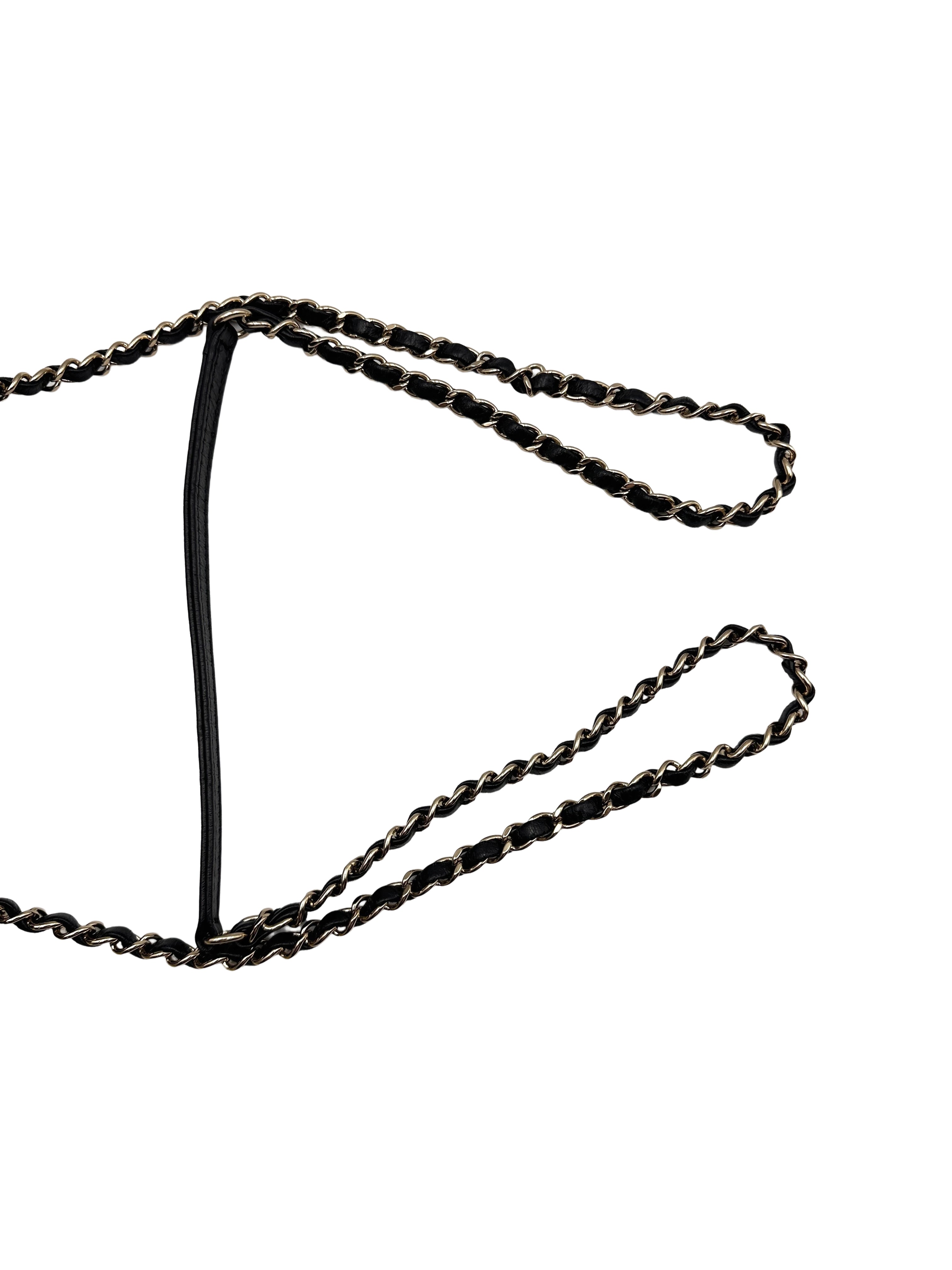 Chanel Black Lambskin Flap Bag (28***40) CC1084