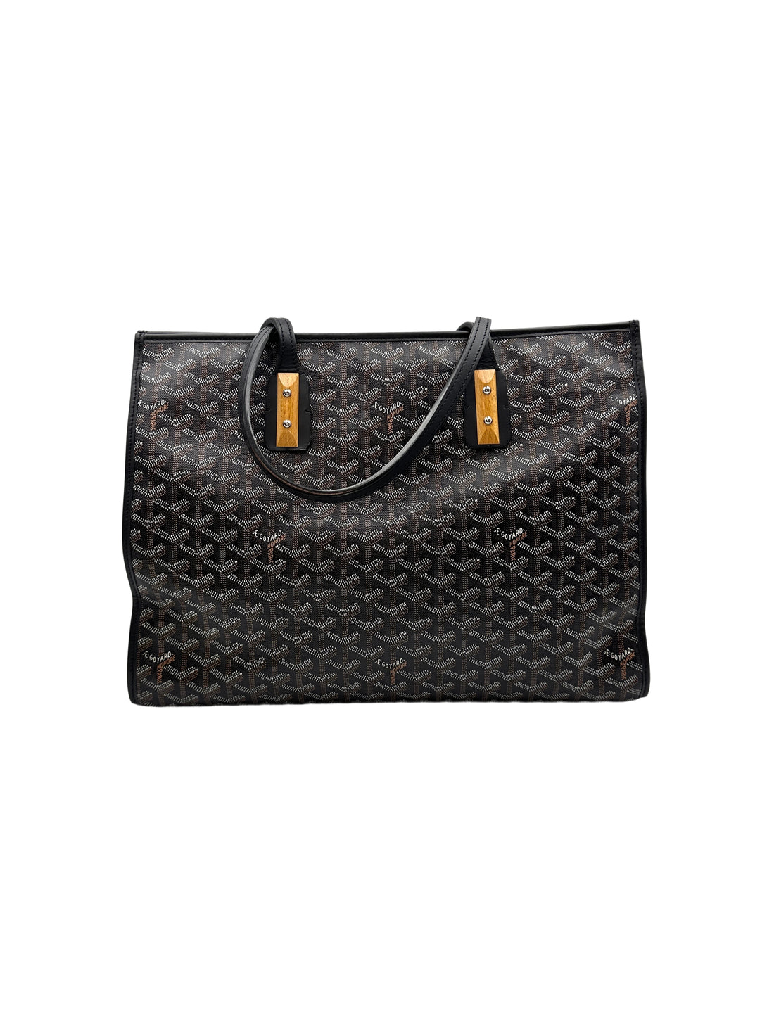 Goyard  Goyardine Marquises Black Tote Bag GR37