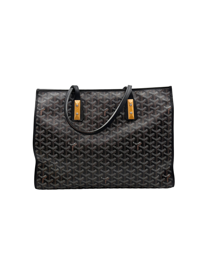 Goyard  Goyardine Marquises Black Tote Bag GR37