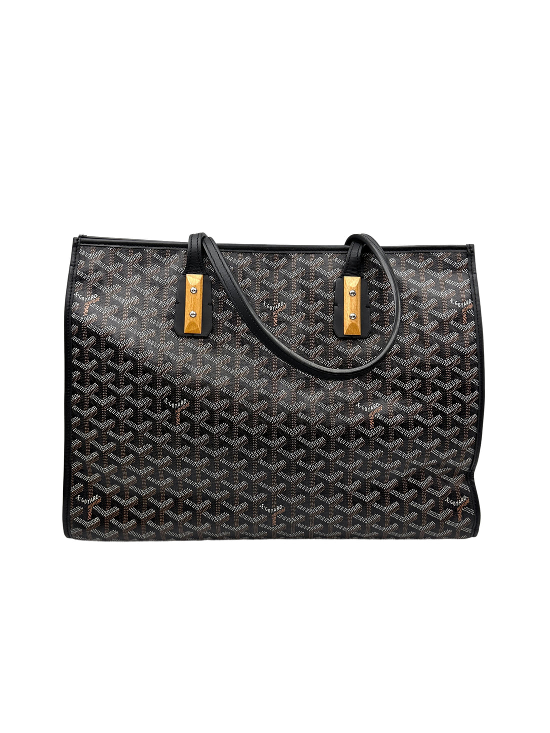 Goyard  Goyardine Marquises Black Tote Bag GR37