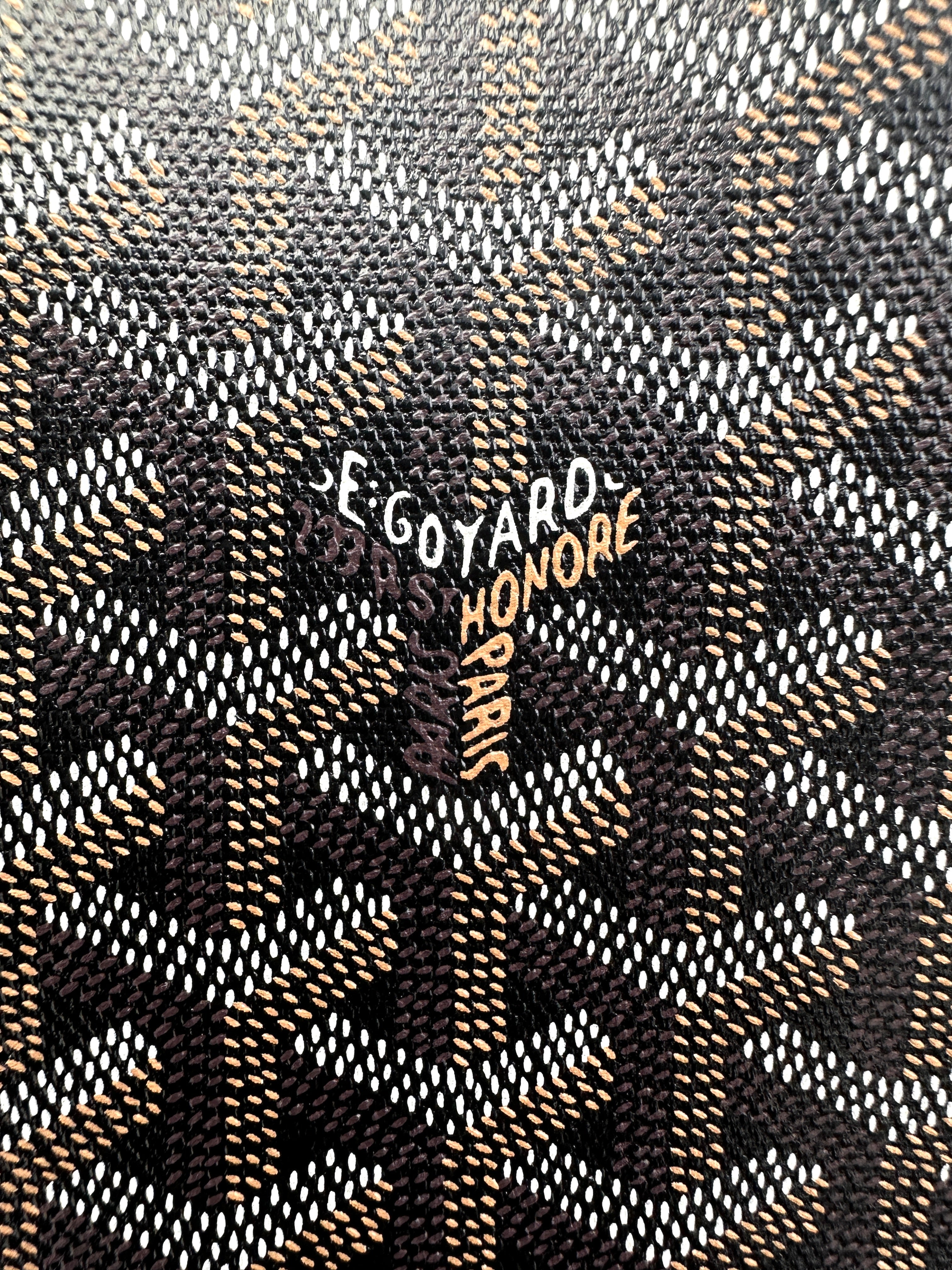 Goyard  Goyardine Marquises Black Tote Bag GR37