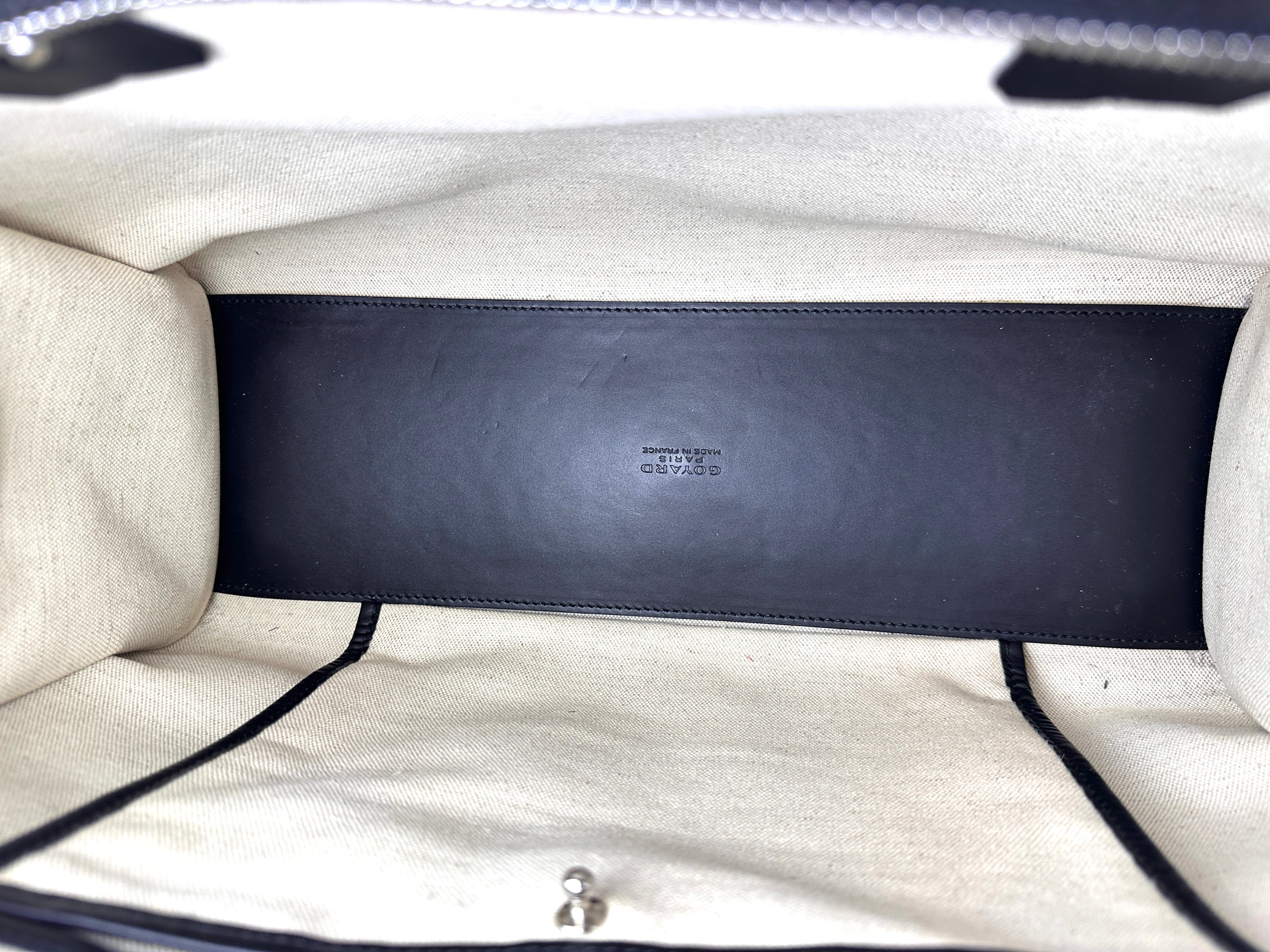 Goyard  Goyardine Marquises Black Tote Bag GR37
