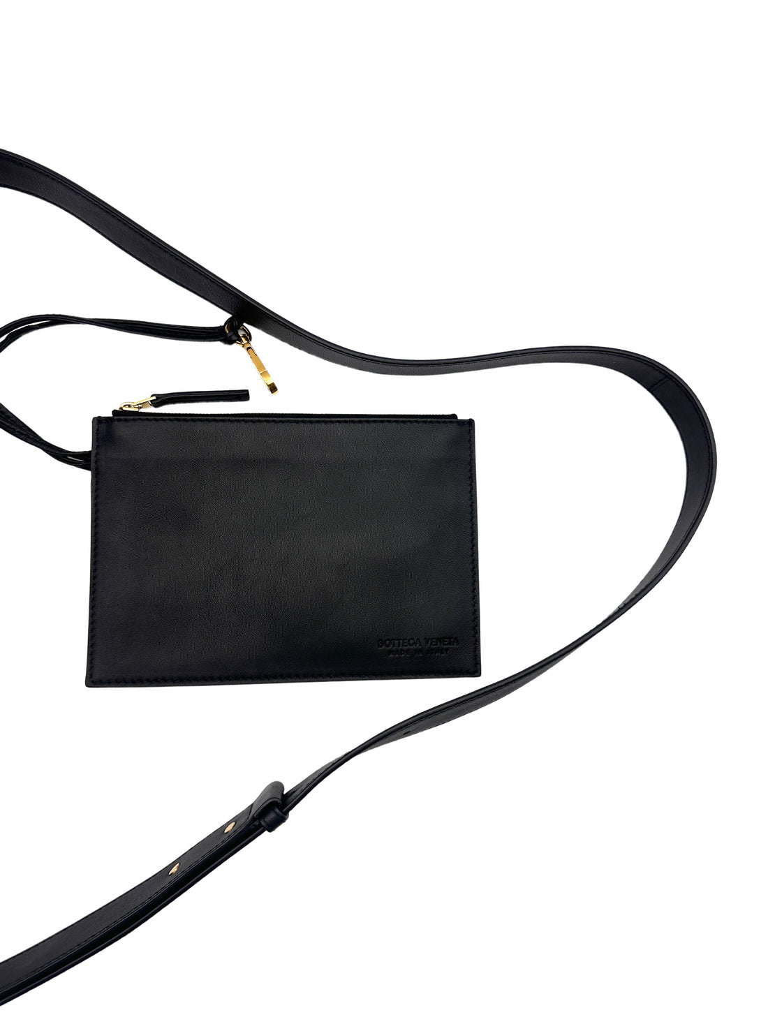 Bottega Veneta Cassette Bowling Mini Size Shoulder Bag Woven Leather Black BV87