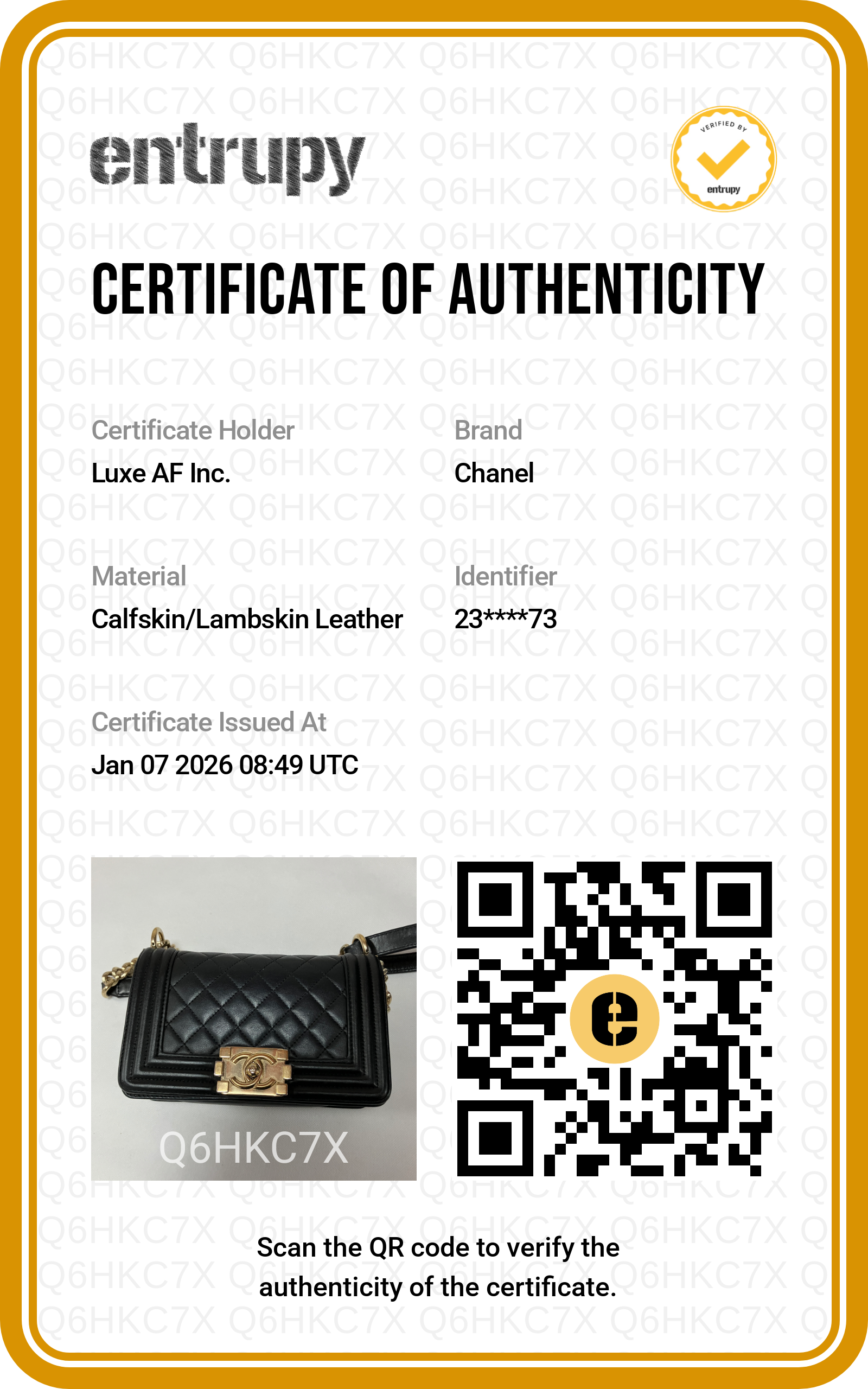 Chanel LeBoy Black Quilted Lambskin Leather Small Size Wallet On Chain With Gold Buckle(23***73) CC1244
