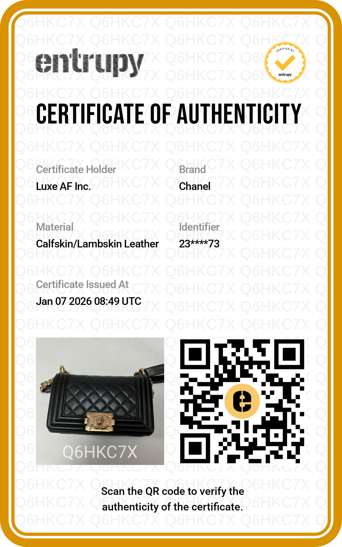 Chanel LeBoy Black Quilted Lambskin Leather Small Size Wallet On Chain With Gold Buckle(23***73) CC1244