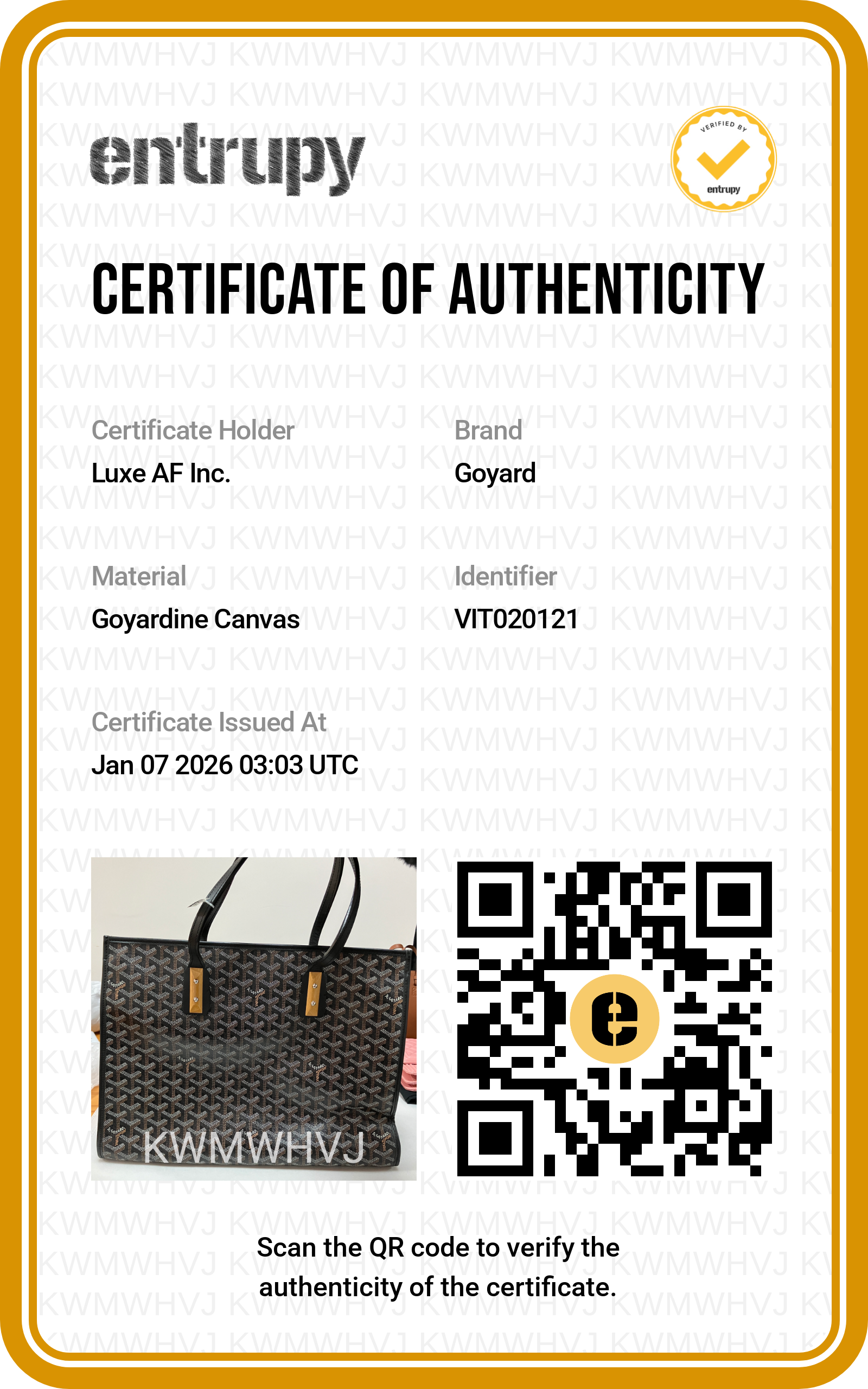 Goyard  Goyardine Marquises Black Tote Bag GR37