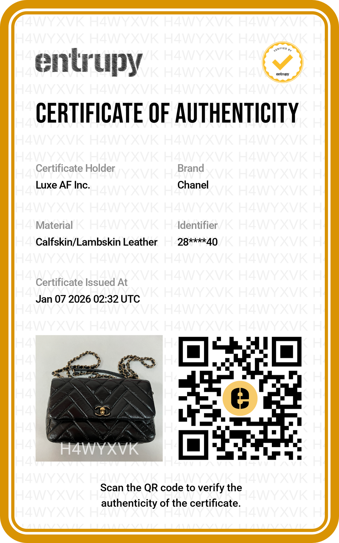 Chanel Black Lambskin Flap Bag (28***40) CC1084