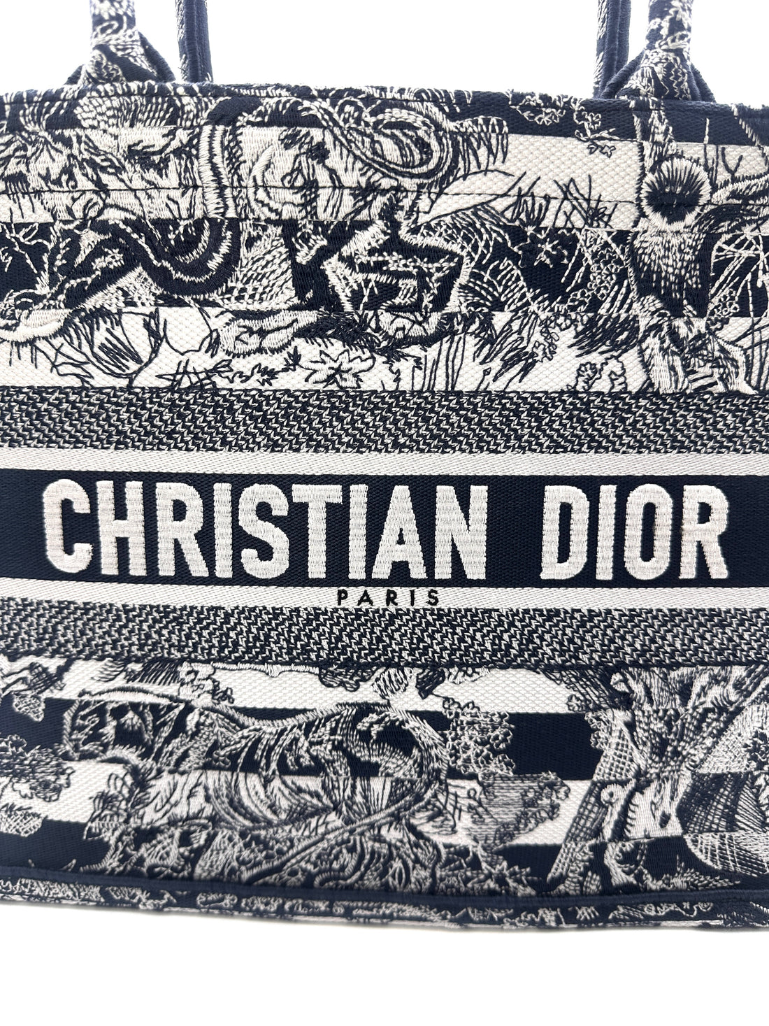 Christian Dior Zodiac Embroidered Medium Book Tote DRB