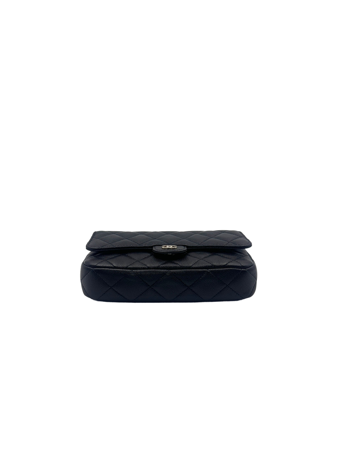 Chanel Black Quilted Caviar Leather WOC Bag(31***26) CC1089