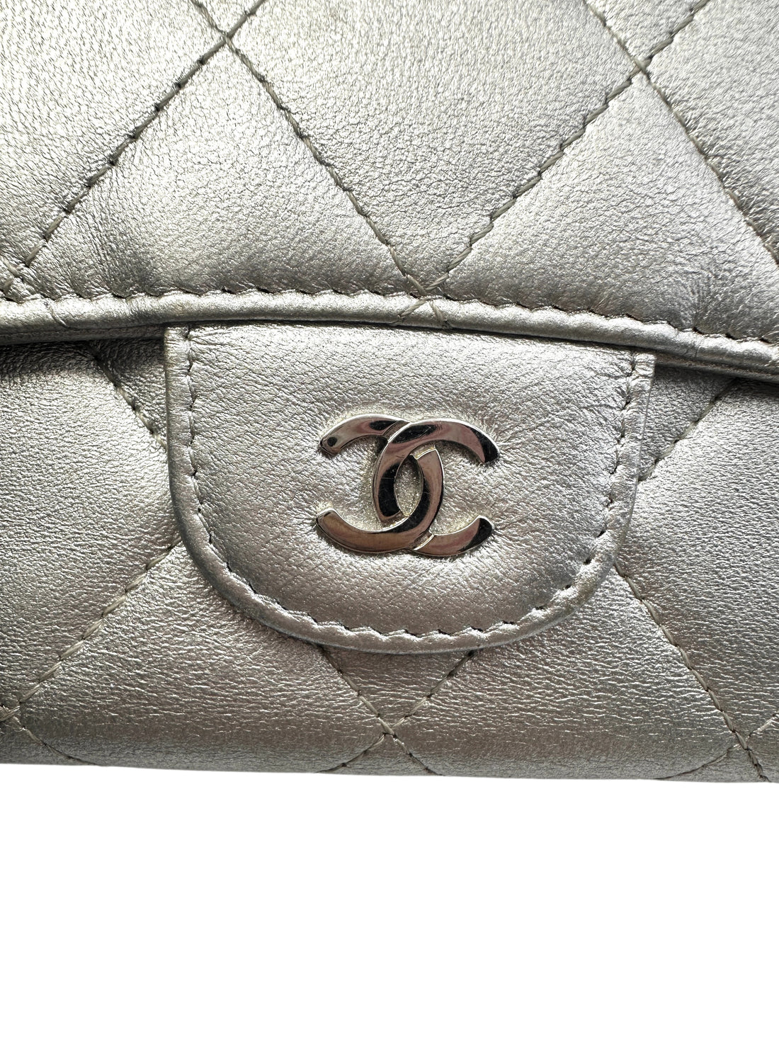 Chanel Quilted Leather Classic Long Flap Wallet(18***38) CC1097