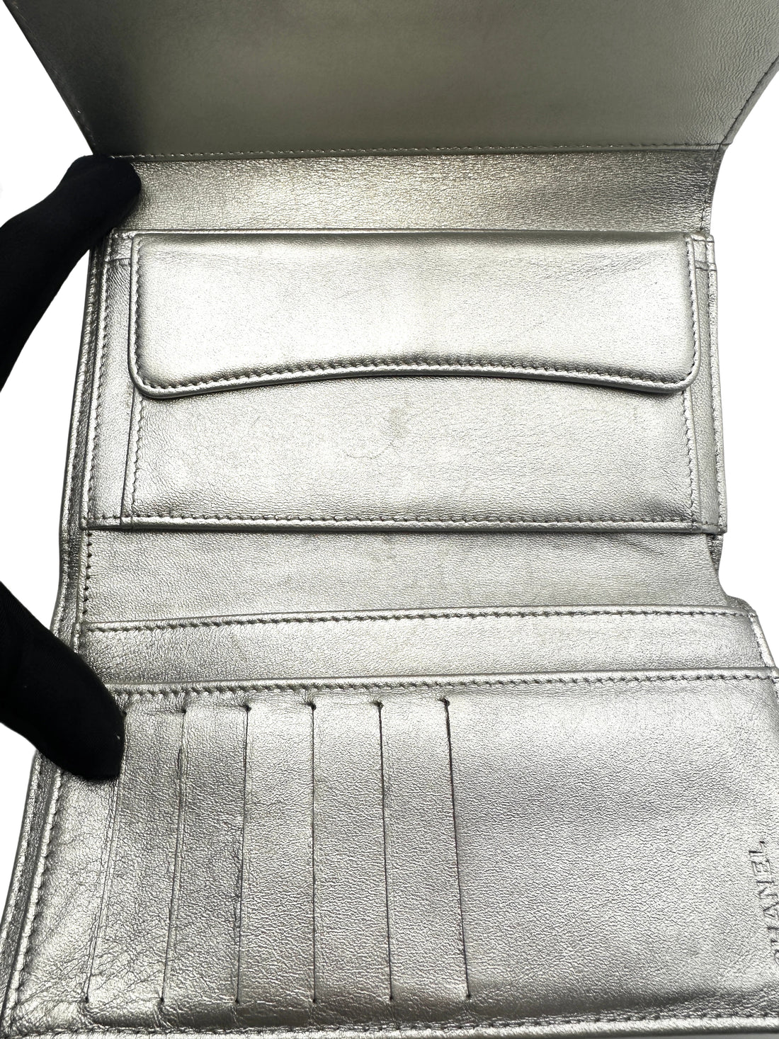 Chanel Quilted Leather Classic Long Flap Wallet(18***38) CC1097