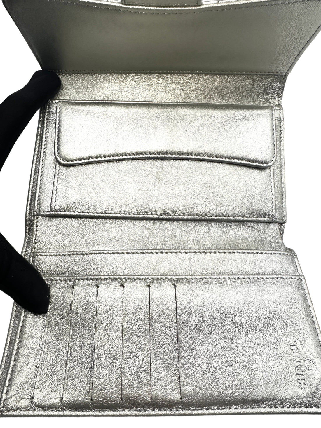 Chanel Quilted Leather Classic Long Flap Wallet(18***38) CC1097