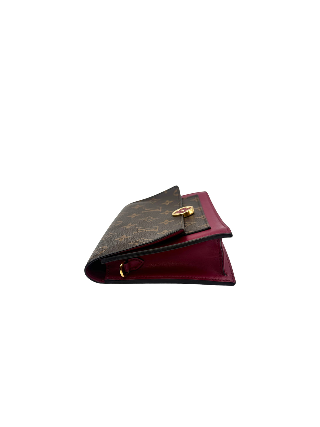 Louis Vuitton Monogram Flore Chain Wallet Bag LV1576